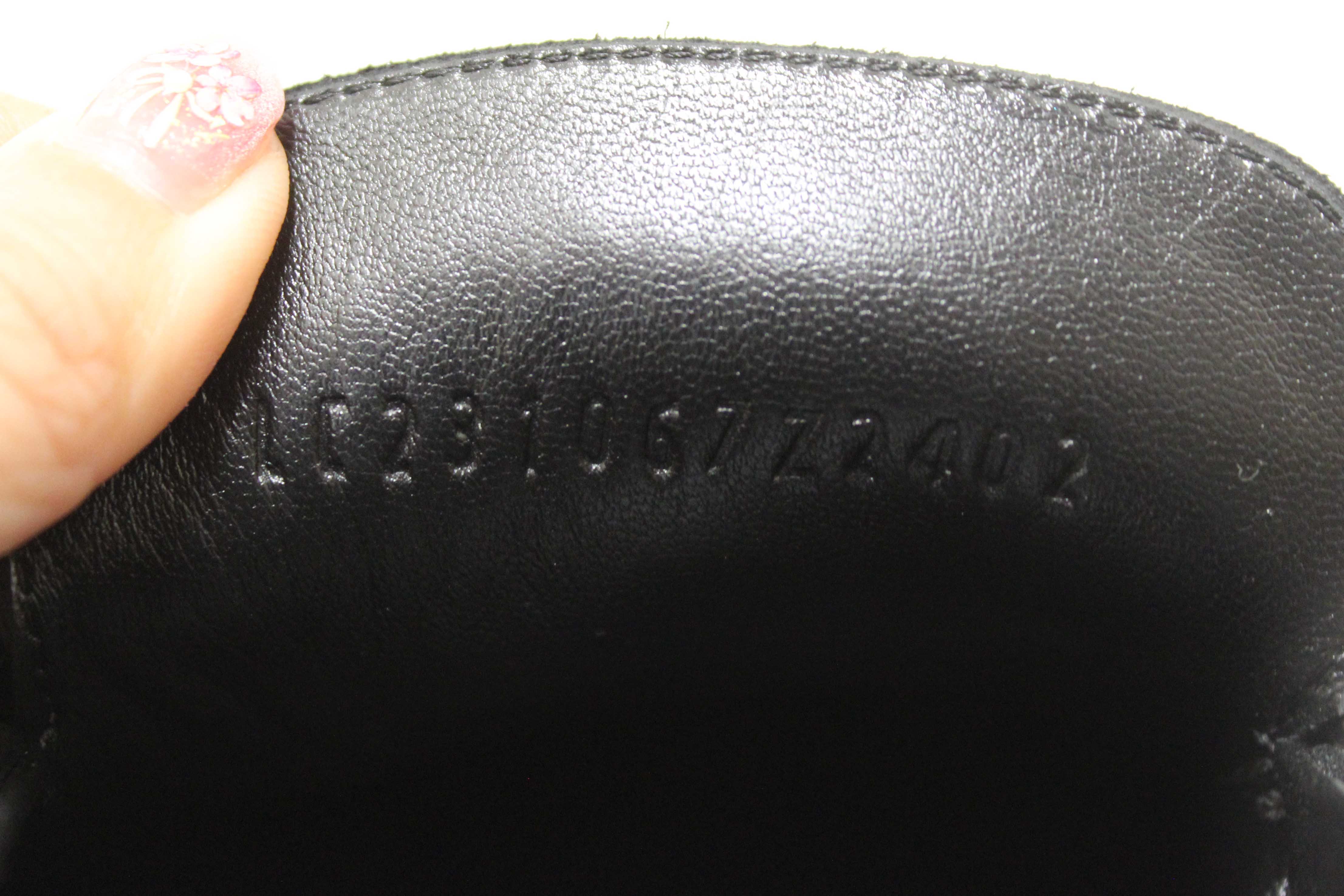 Authentic Hermes Black Calfskin Leather Destin Loafer Shoes Size 36.5