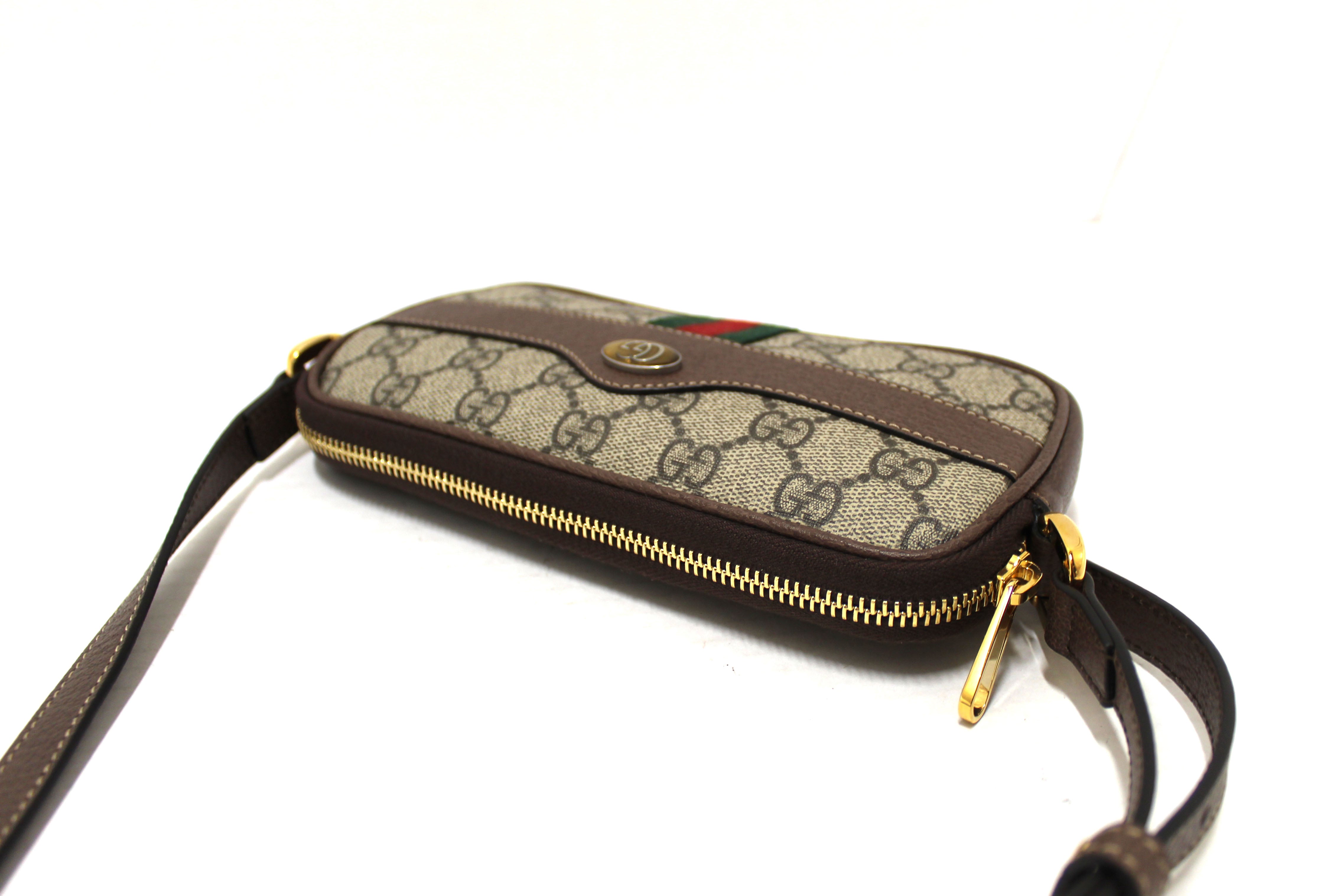 Authentic Gucci Ophidia GG Supreme Canvas Crossbody Messenger Bag 598664