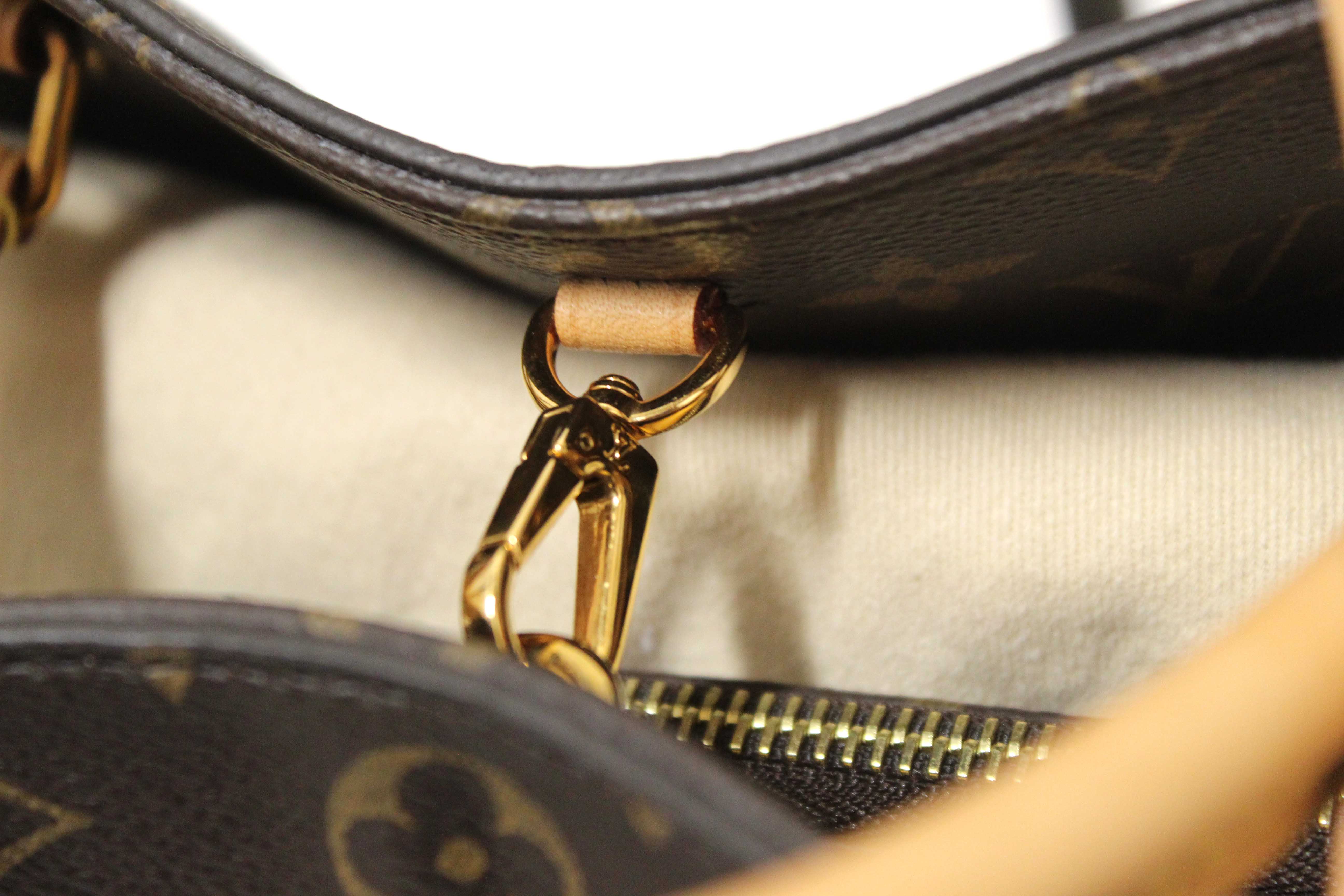 Authentic Louis Vuitton Classic Monogram Canvas Montaigne GM Handbag