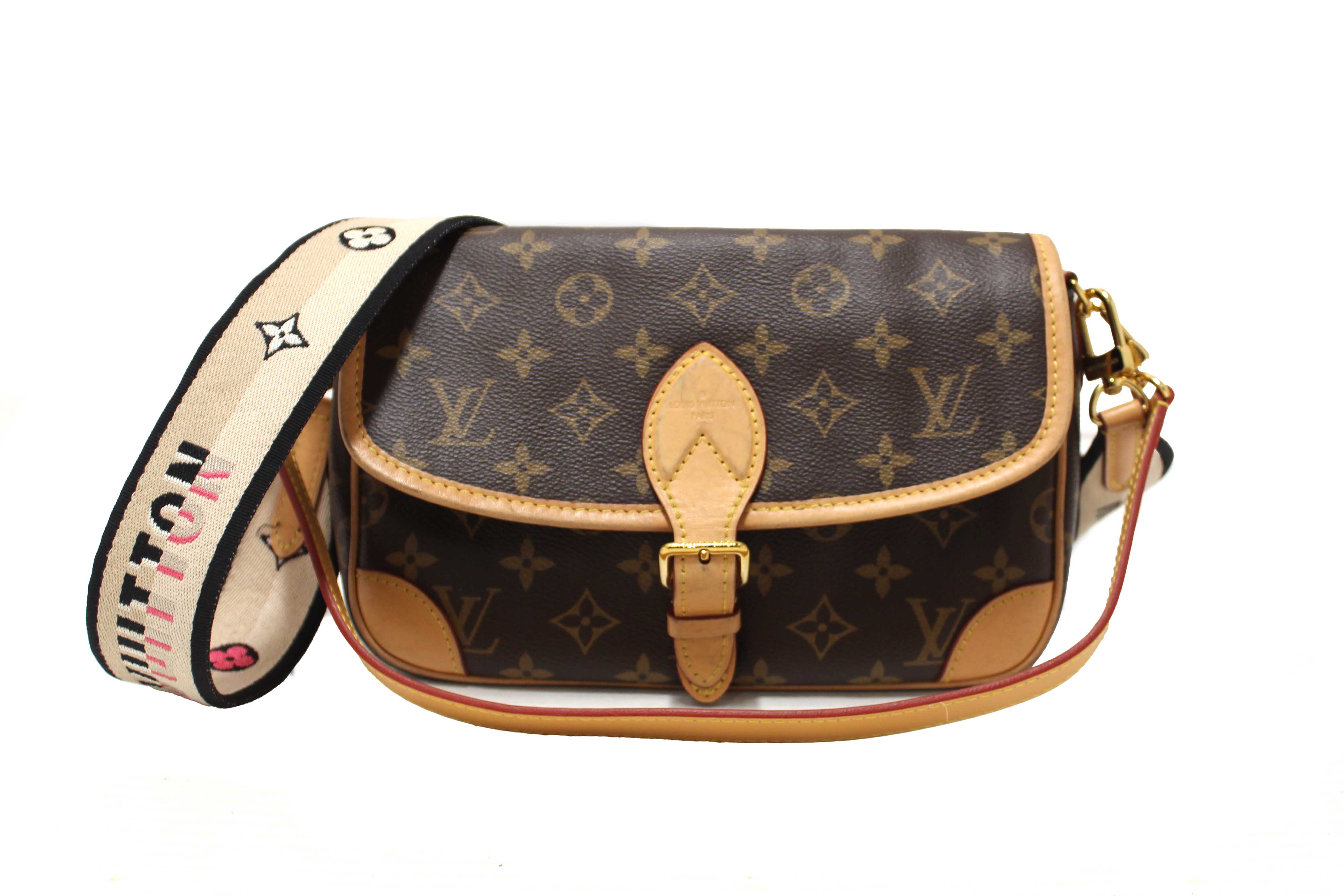 Authentic Louis Vuitton Classic Monogram Diana Shoulder Bag