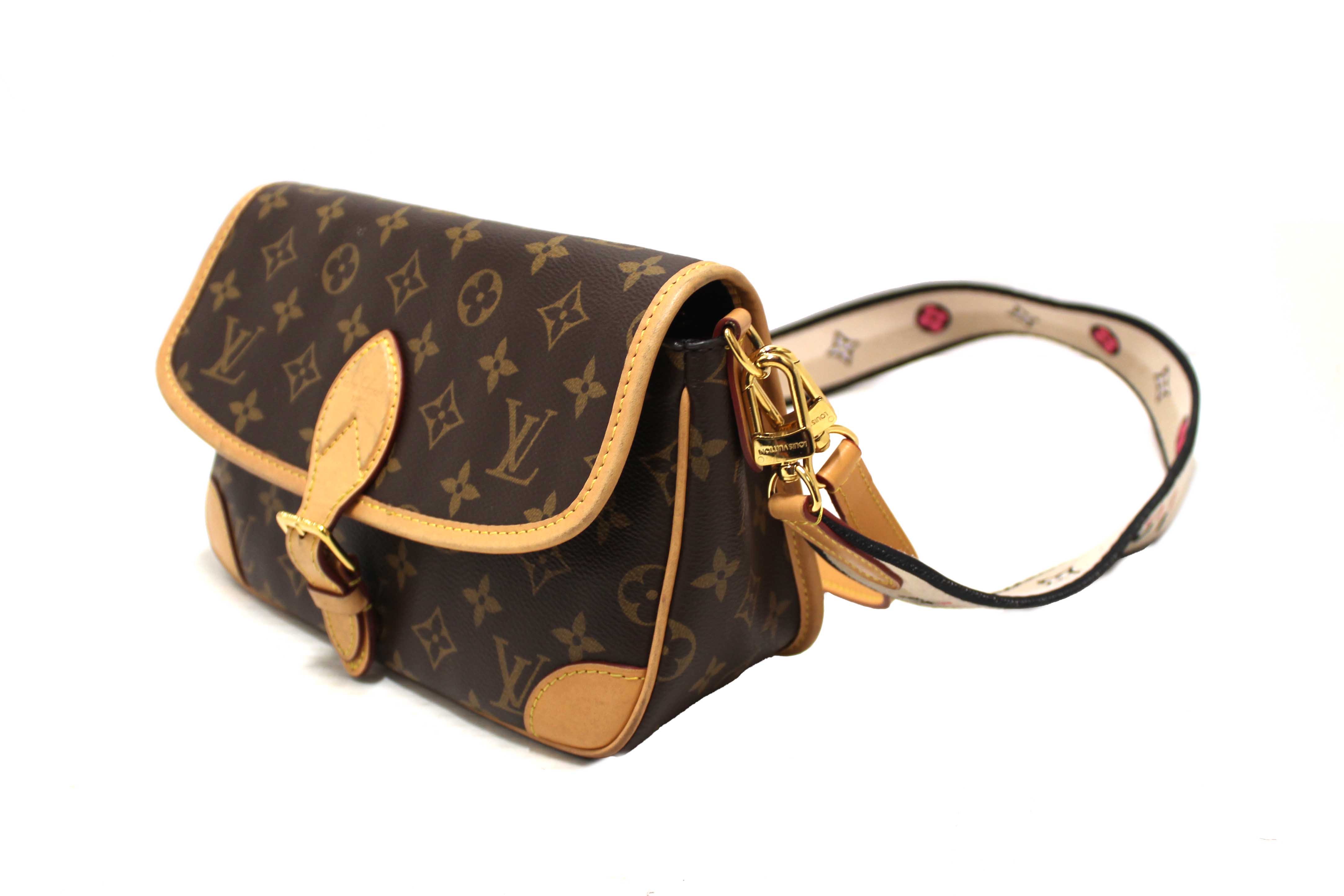 Authentic Louis Vuitton Classic Monogram Diana Shoulder Bag