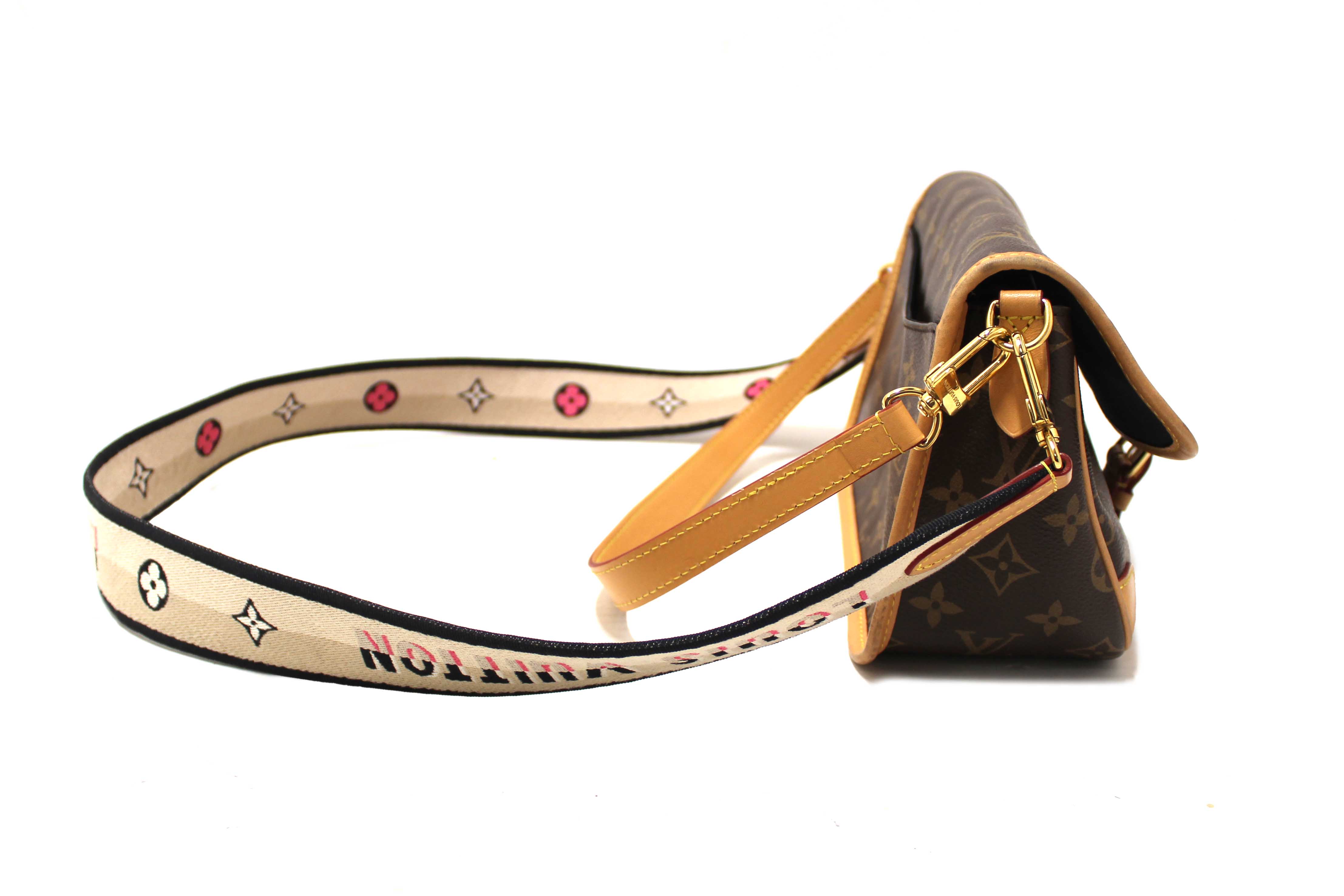 Authentic Louis Vuitton Classic Monogram Diana Shoulder Bag