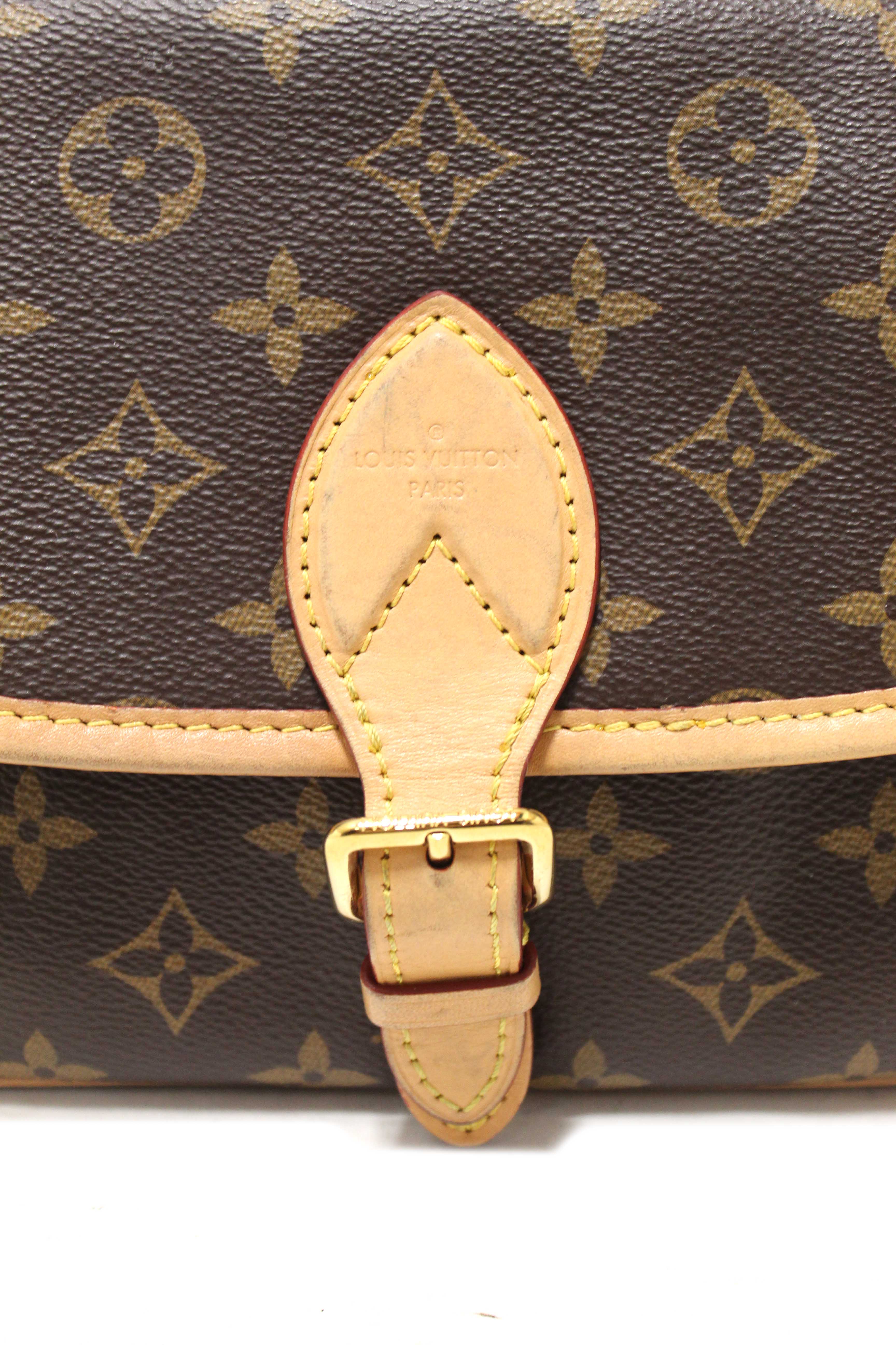 Authentic Louis Vuitton Classic Monogram Diana Shoulder Bag