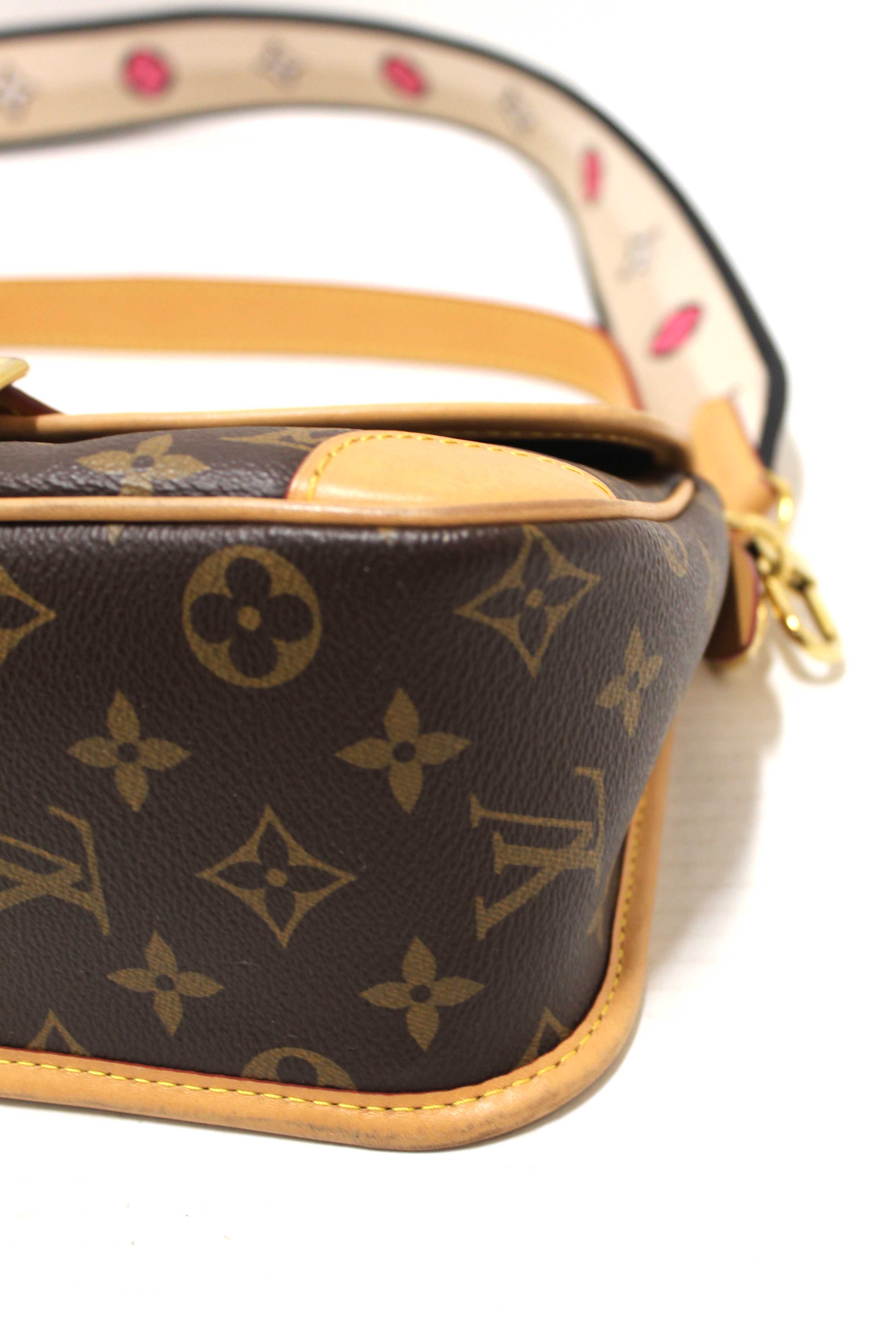 Authentic Louis Vuitton Classic Monogram Diana Shoulder Bag