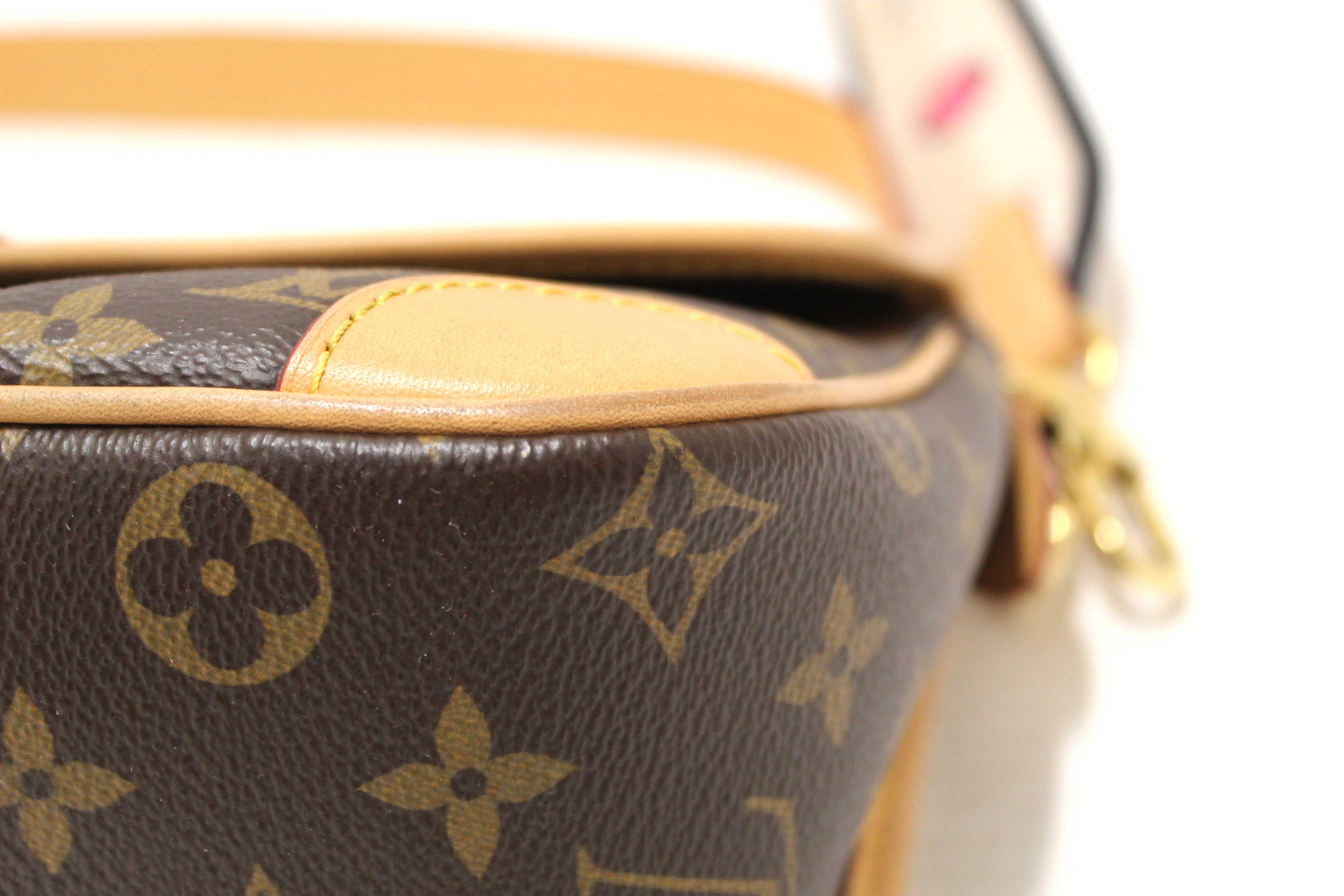 Authentic Louis Vuitton Classic Monogram Diana Shoulder Bag