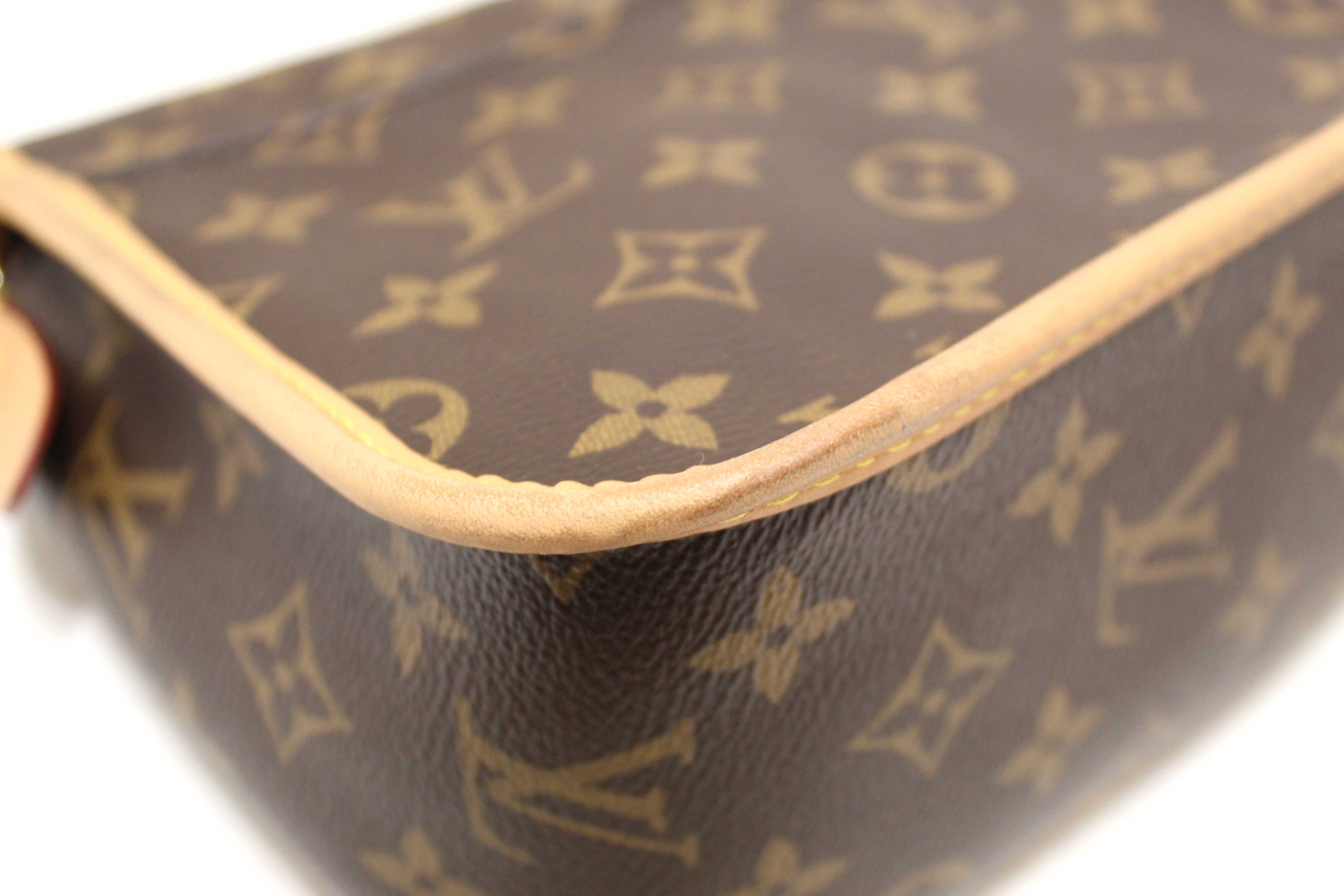 Authentic Louis Vuitton Classic Monogram Diana Shoulder Bag