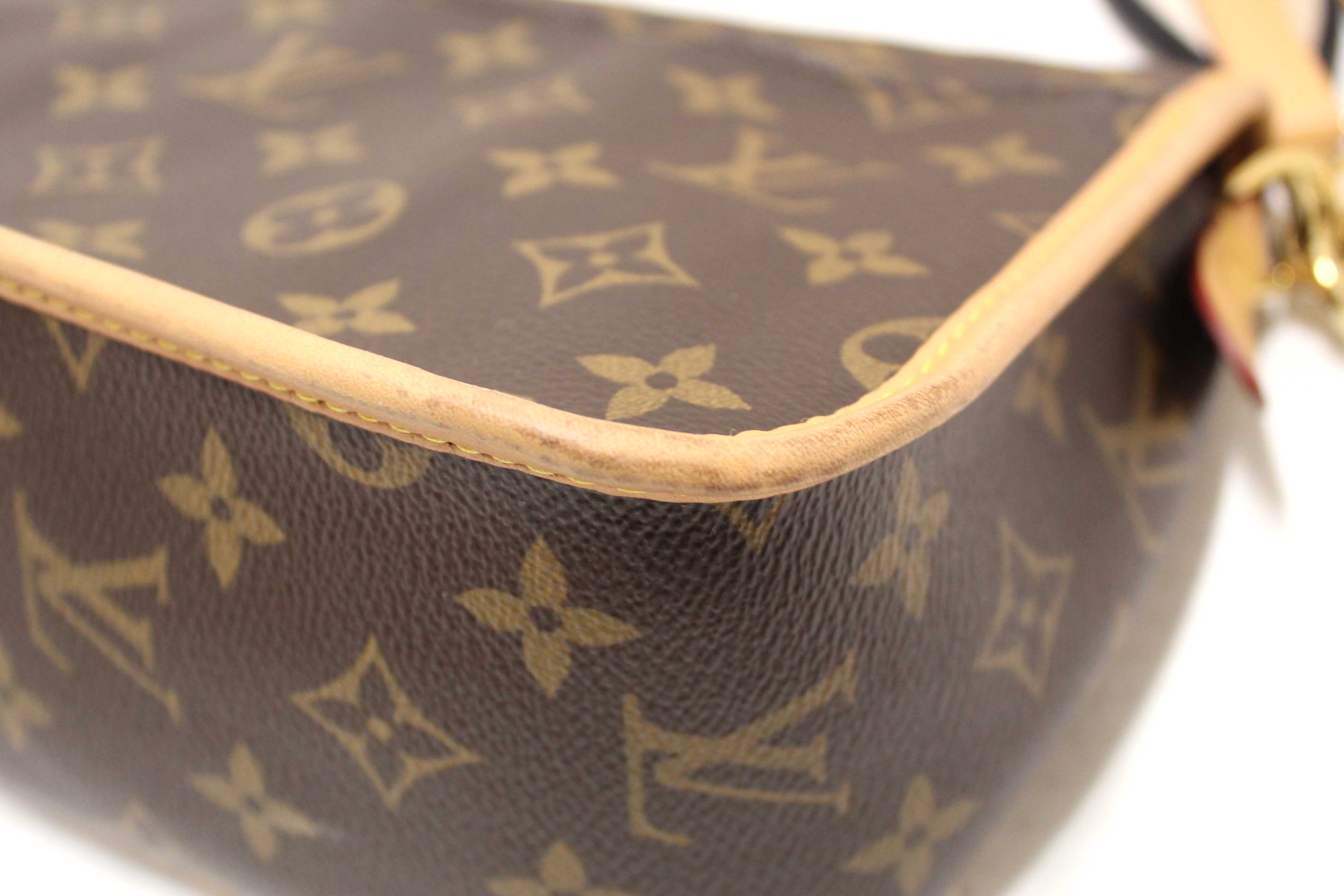 Authentic Louis Vuitton Classic Monogram Diana Shoulder Bag