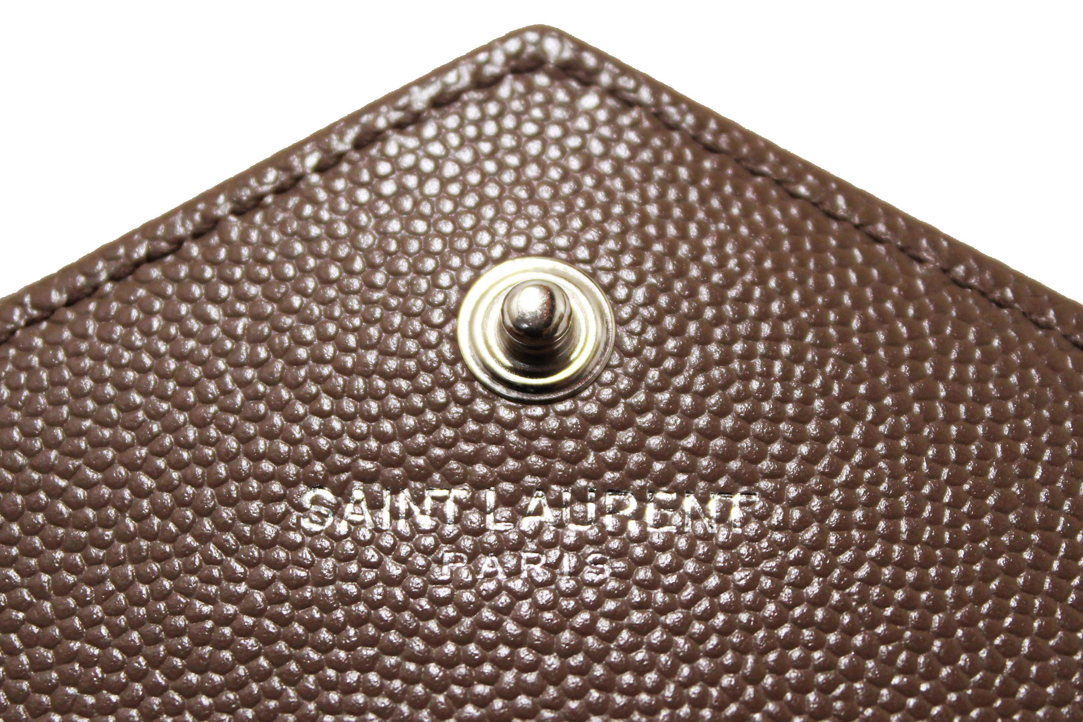 Authentic NEW Yves Saint Laurent Fard Cassandre Matelasse Grain De Poudre Chain Wallet Crossbody Bag
