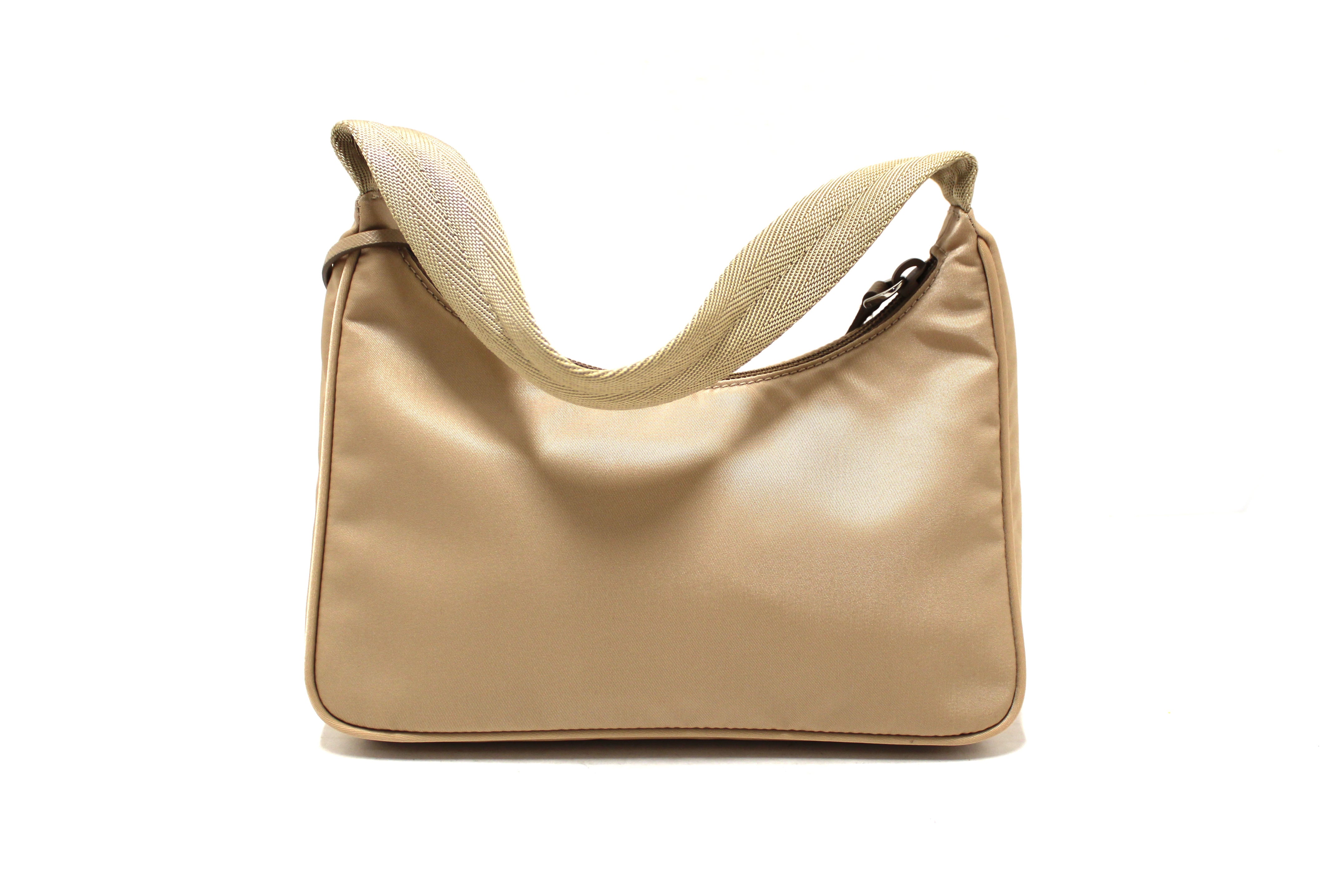 Authentic Prada Desert Beige Re-Nylon Re-Edition 2000 Mini Shoulder Bag