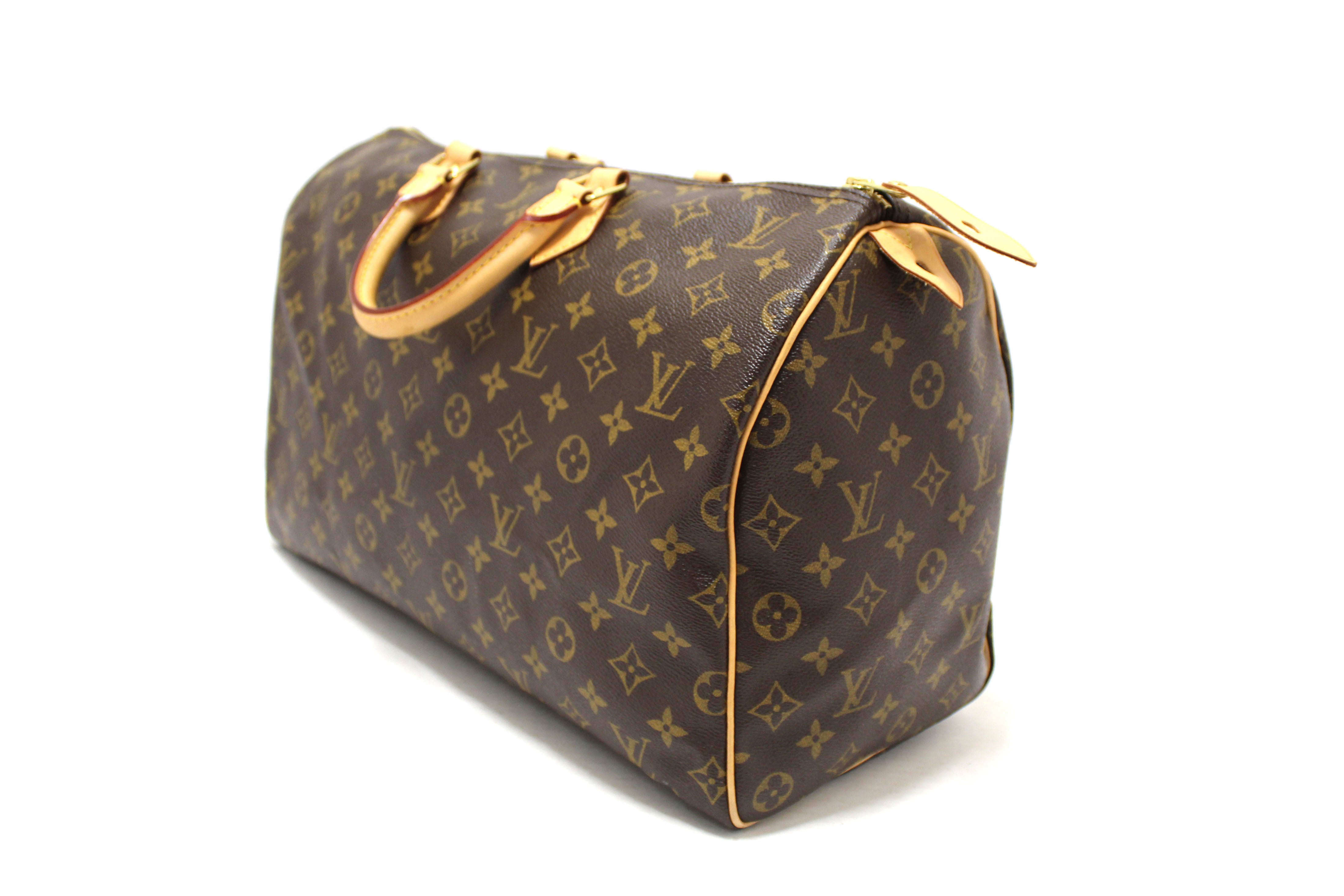 Authentic Louis Vuitton Vintage Classic Monogram Speedy 40 Handbag