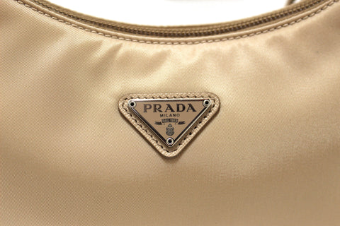 Authentic Prada Desert Beige Re-Nylon Re-Edition 2000 Mini Shoulder Bag