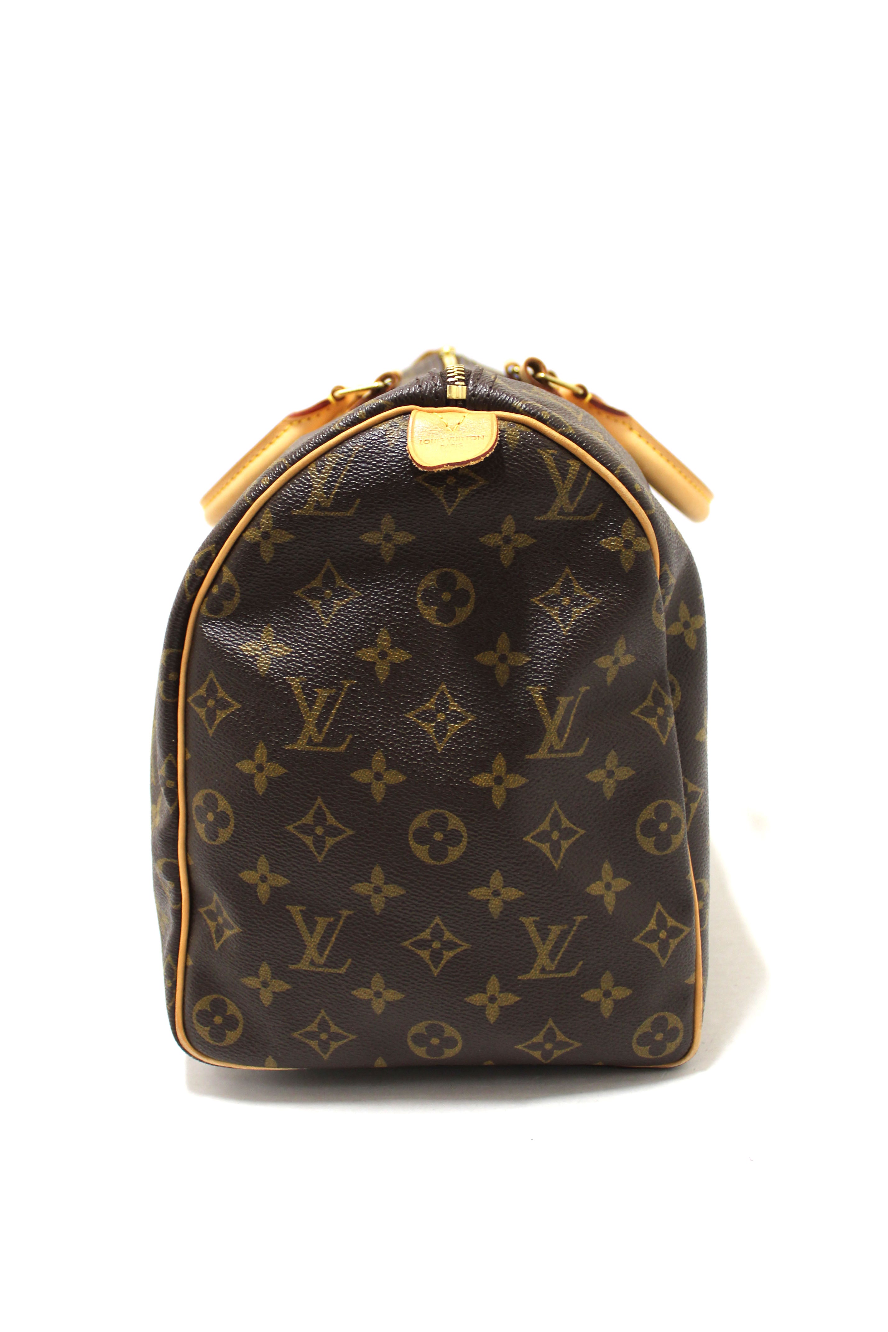 Authentic Louis Vuitton Vintage Classic Monogram Speedy 40 Handbag