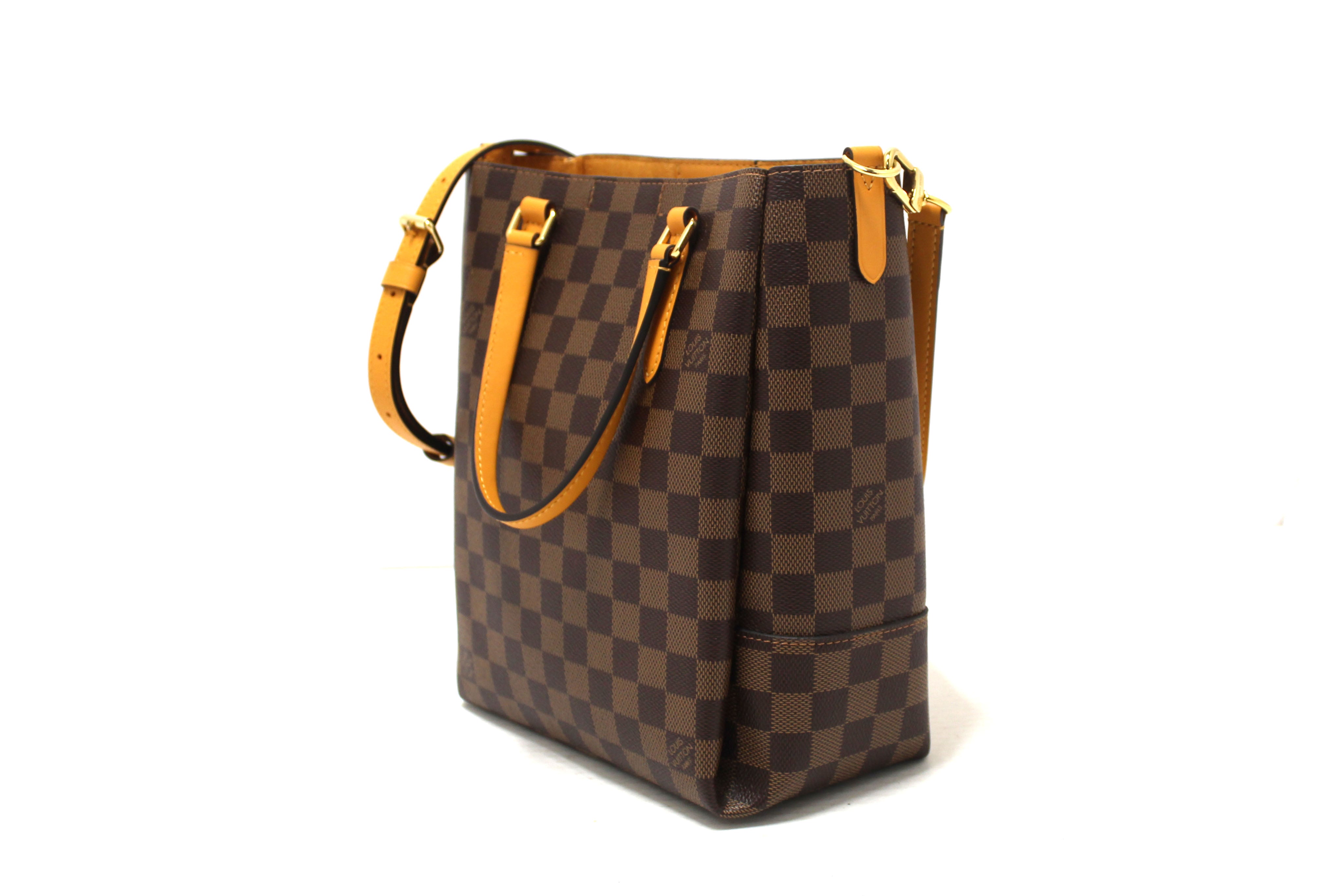 Authentic Louis Vuitton Damier Ebene Belmont Tote Bag