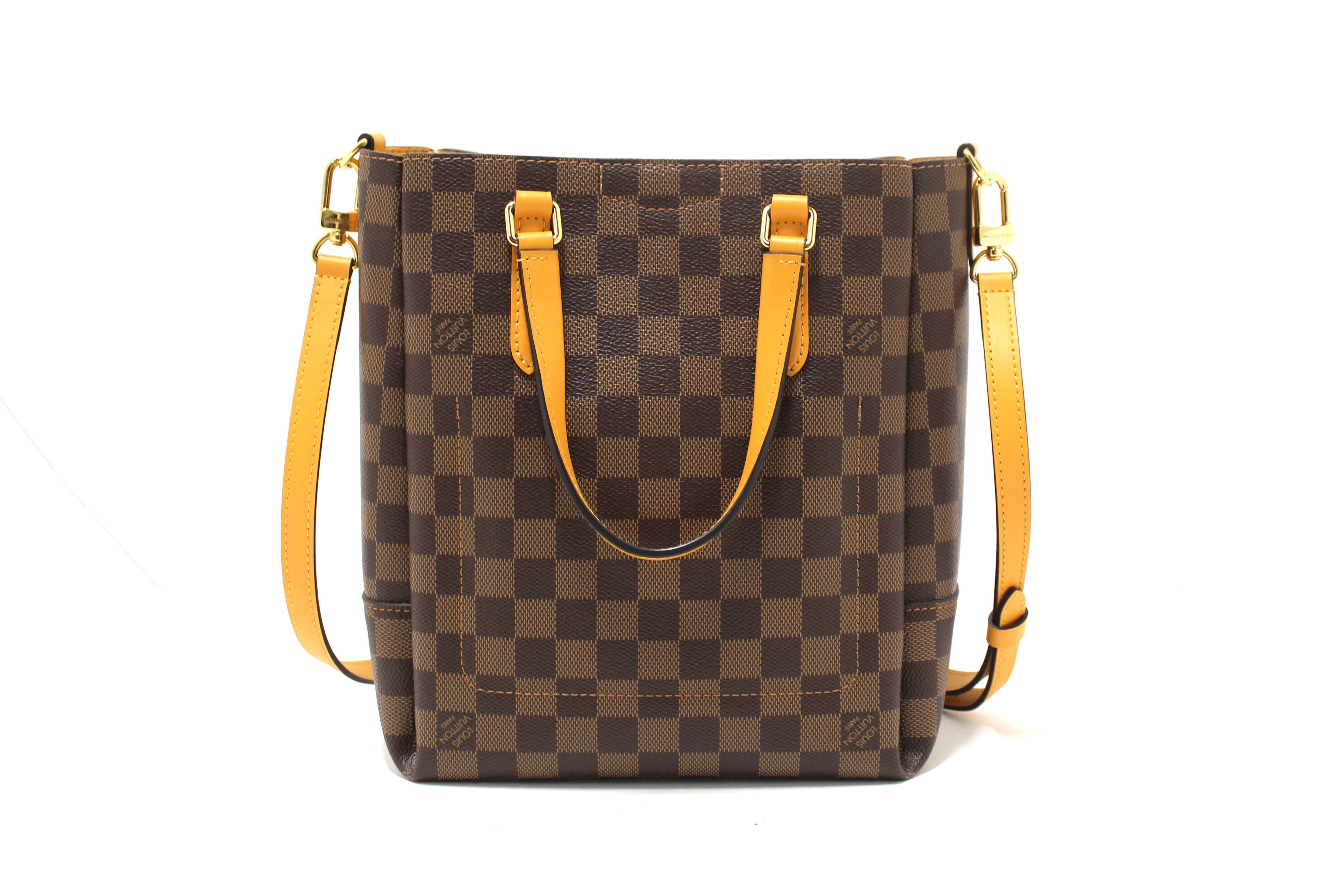 Authentic Louis Vuitton Damier Ebene Belmont Tote Bag