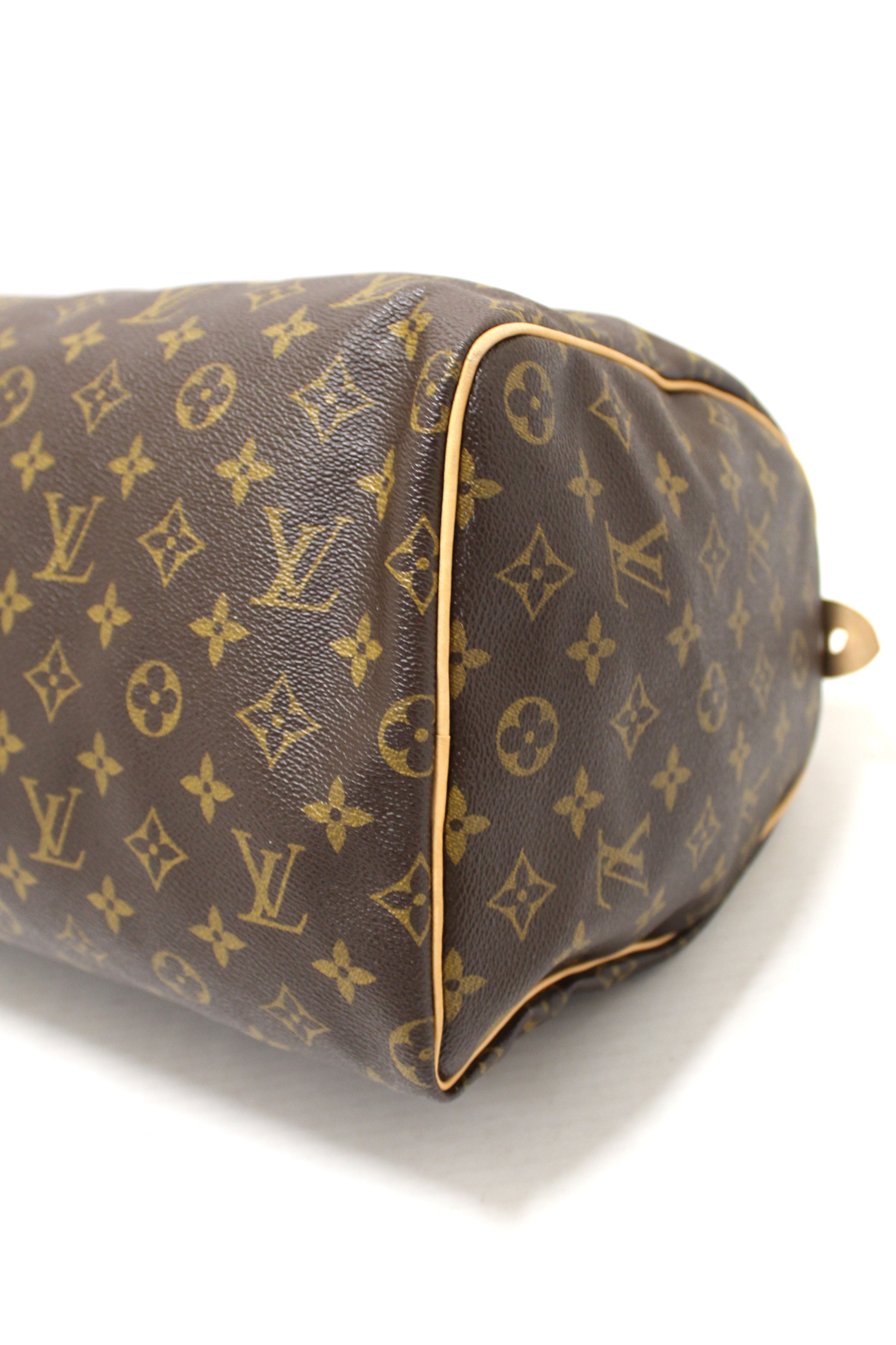 Authentic Louis Vuitton Vintage Classic Monogram Speedy 40 Handbag