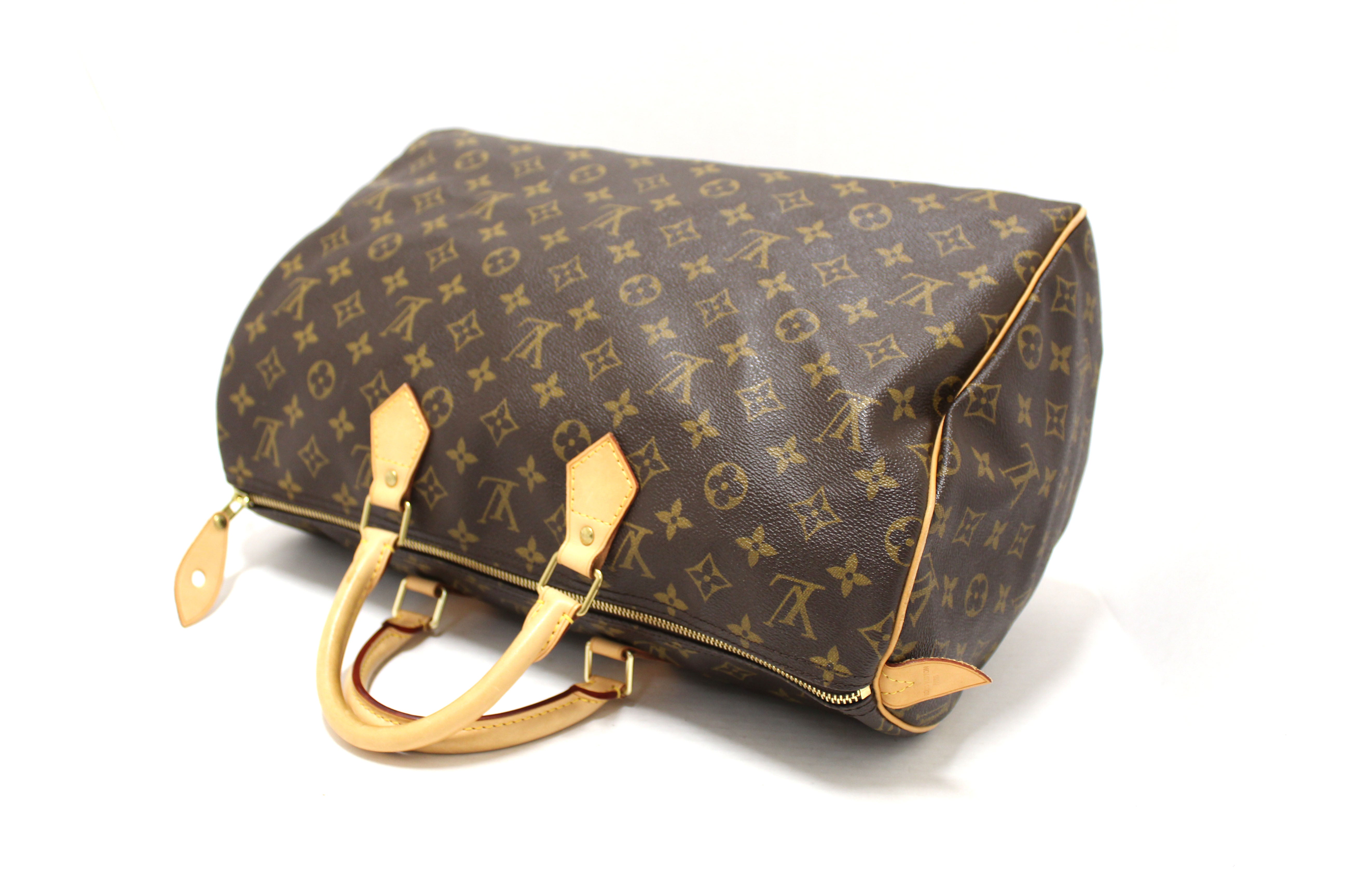 Authentic Louis Vuitton Vintage Classic Monogram Speedy 40 Handbag