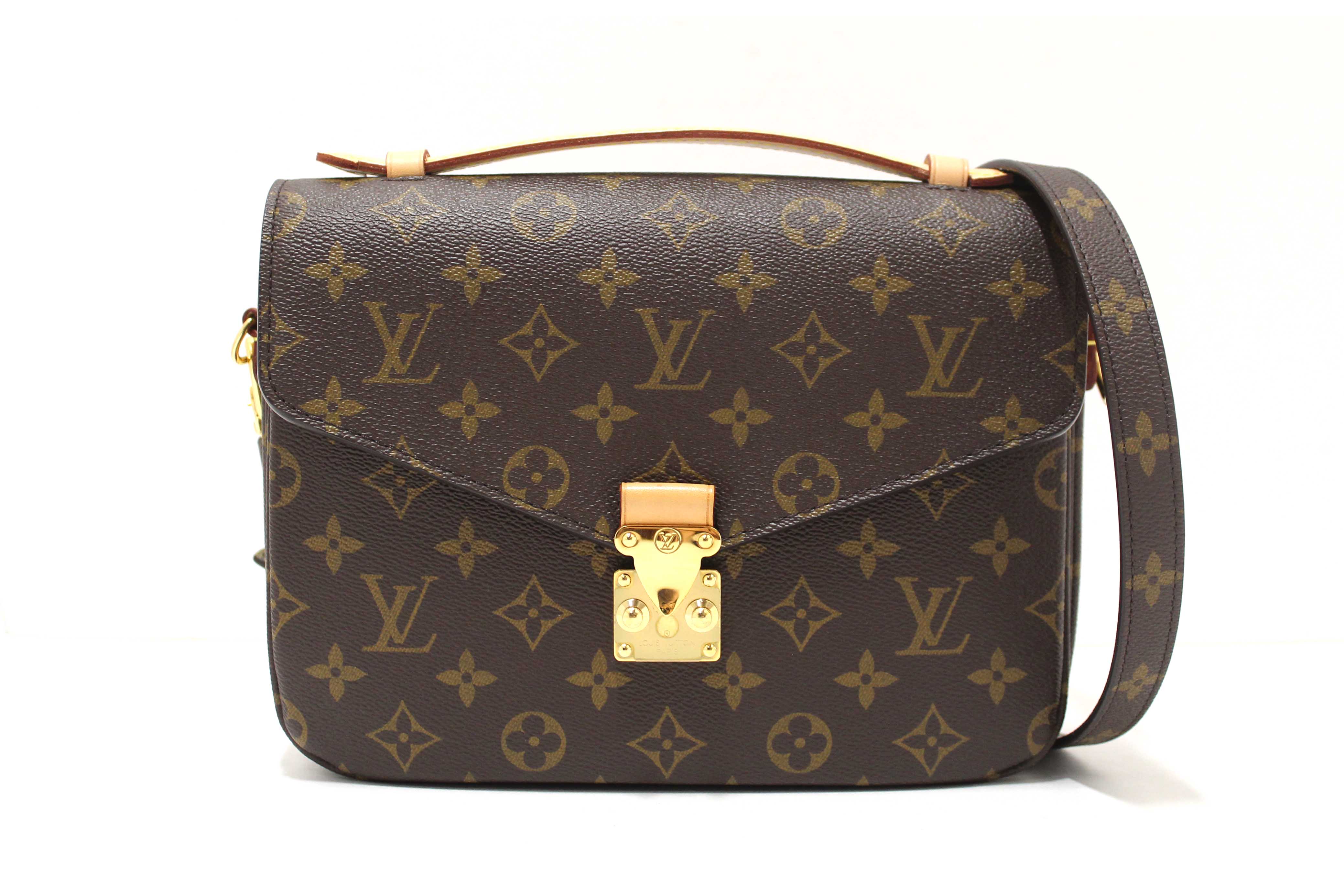 Authentic Louis Vuitton Monogram Pochette Metis Messenger Crossbody Bag
