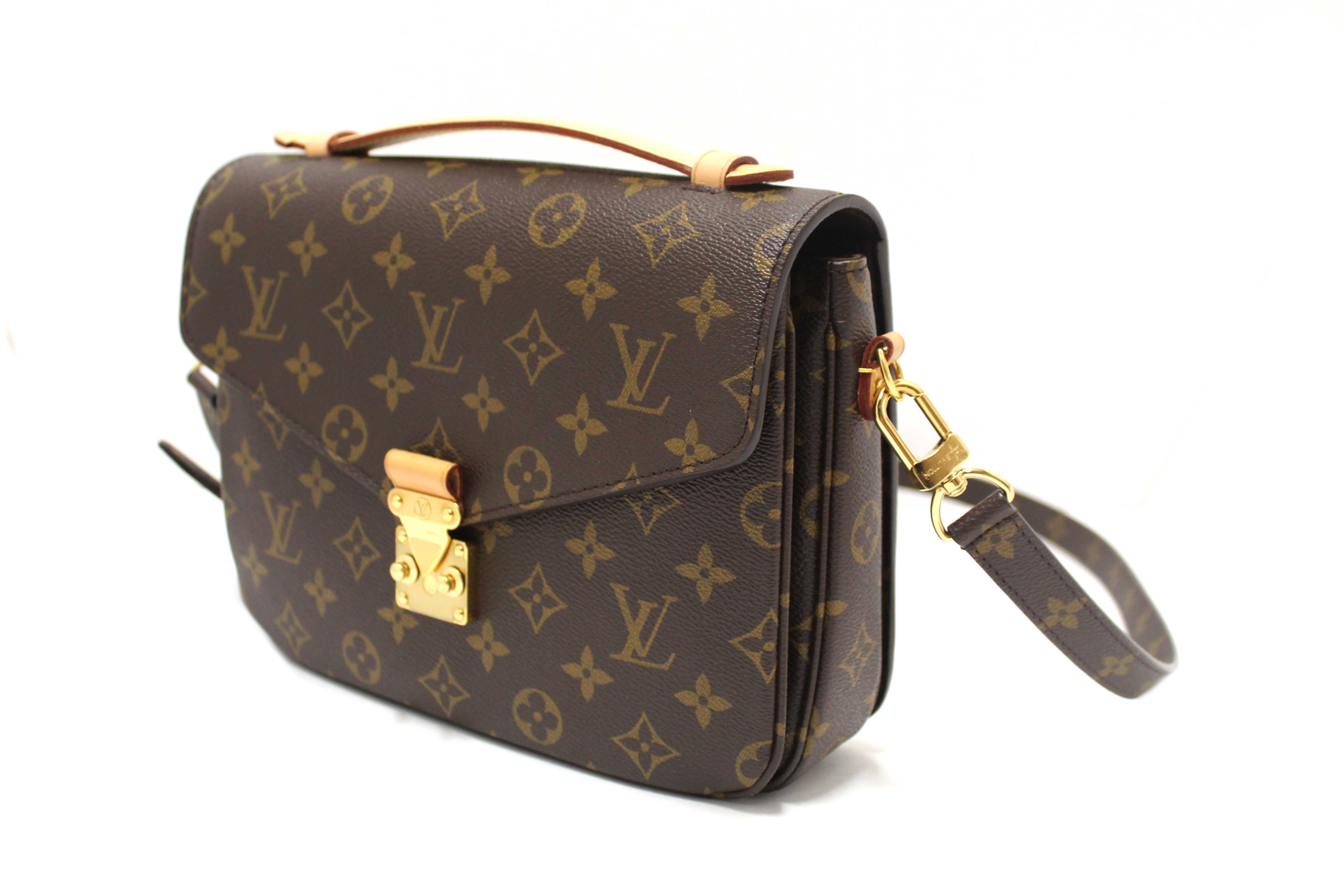 Authentic Louis Vuitton Monogram Pochette Metis Messenger Crossbody Bag