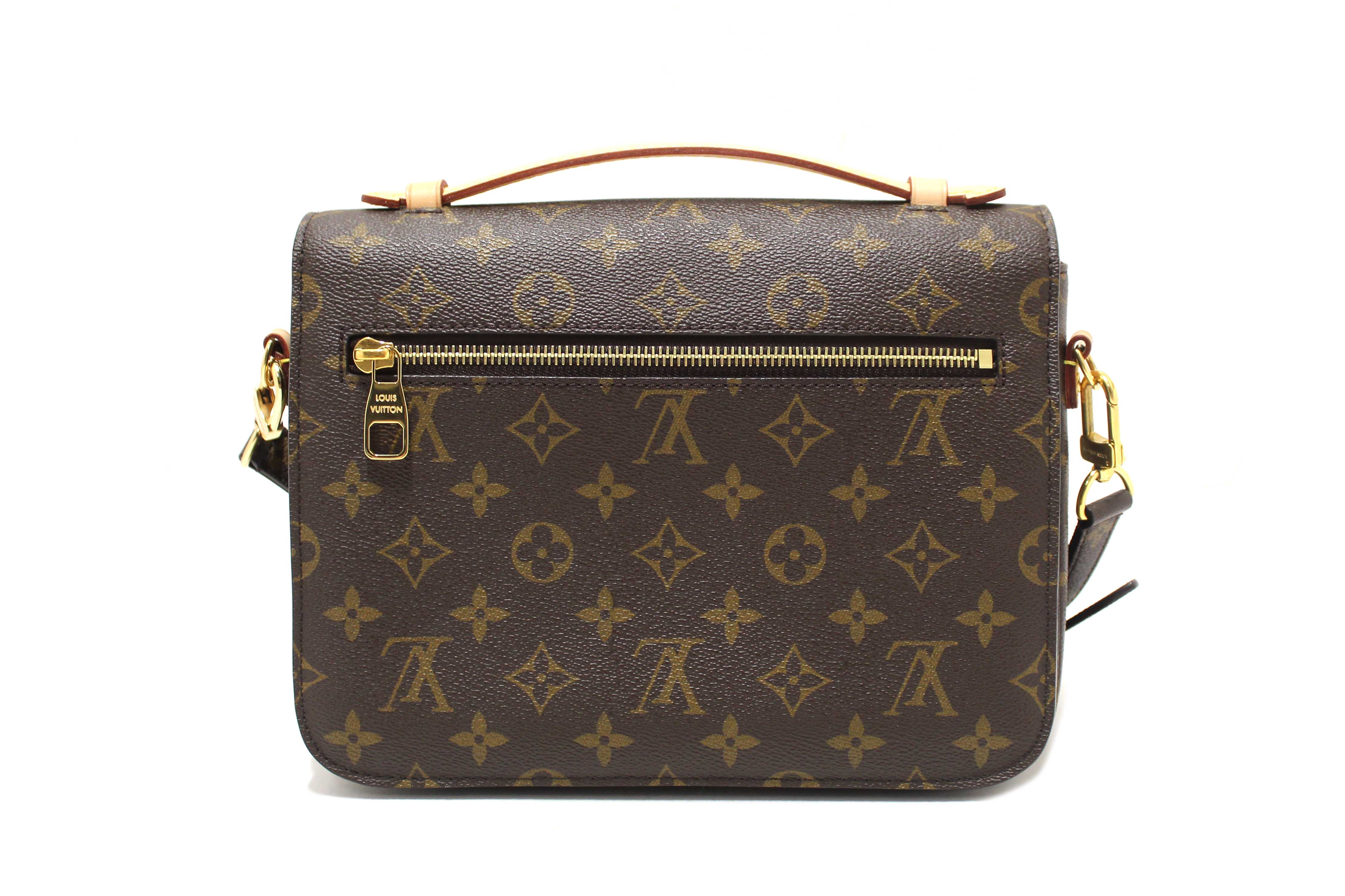 Authentic Louis Vuitton Monogram Pochette Metis Messenger Crossbody Bag