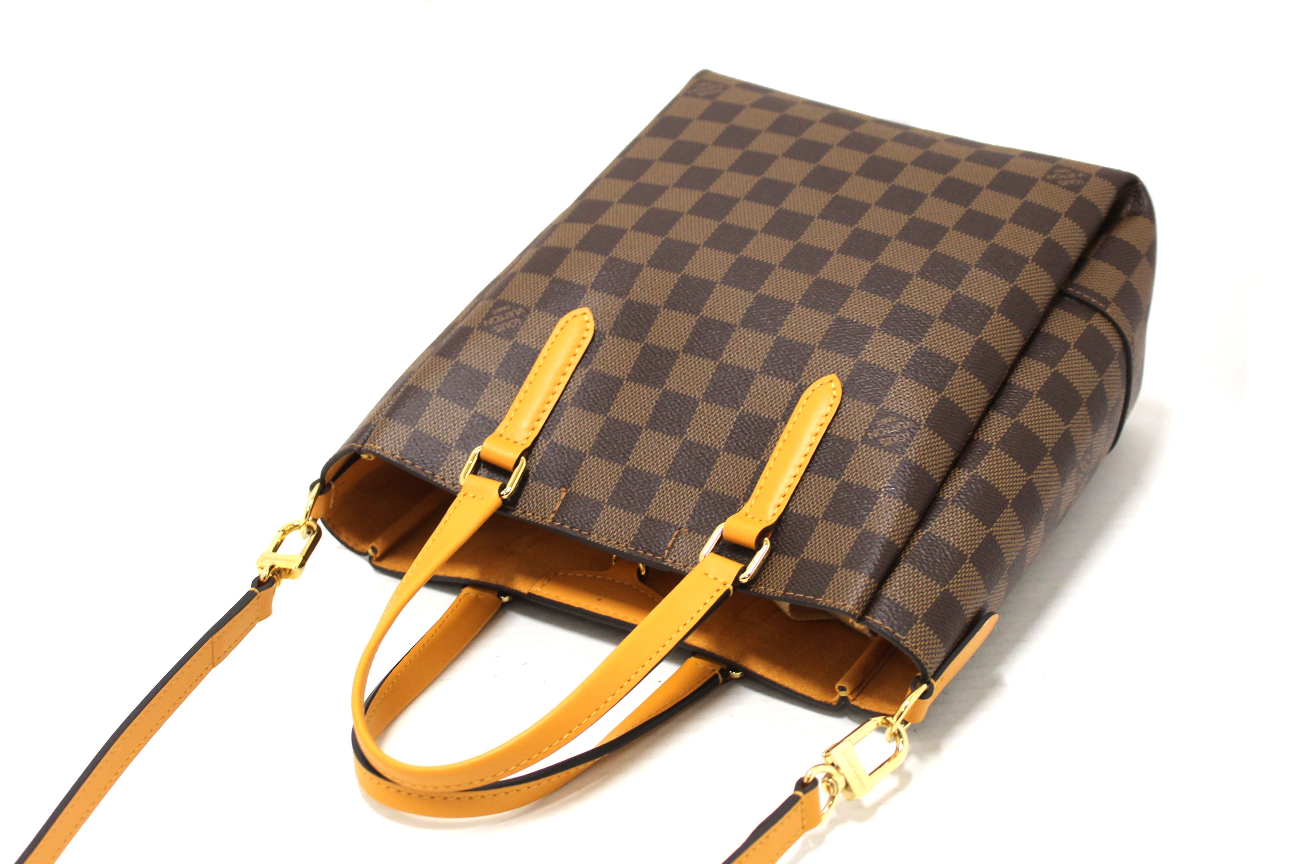 Authentic Louis Vuitton Damier Ebene Belmont Tote Bag