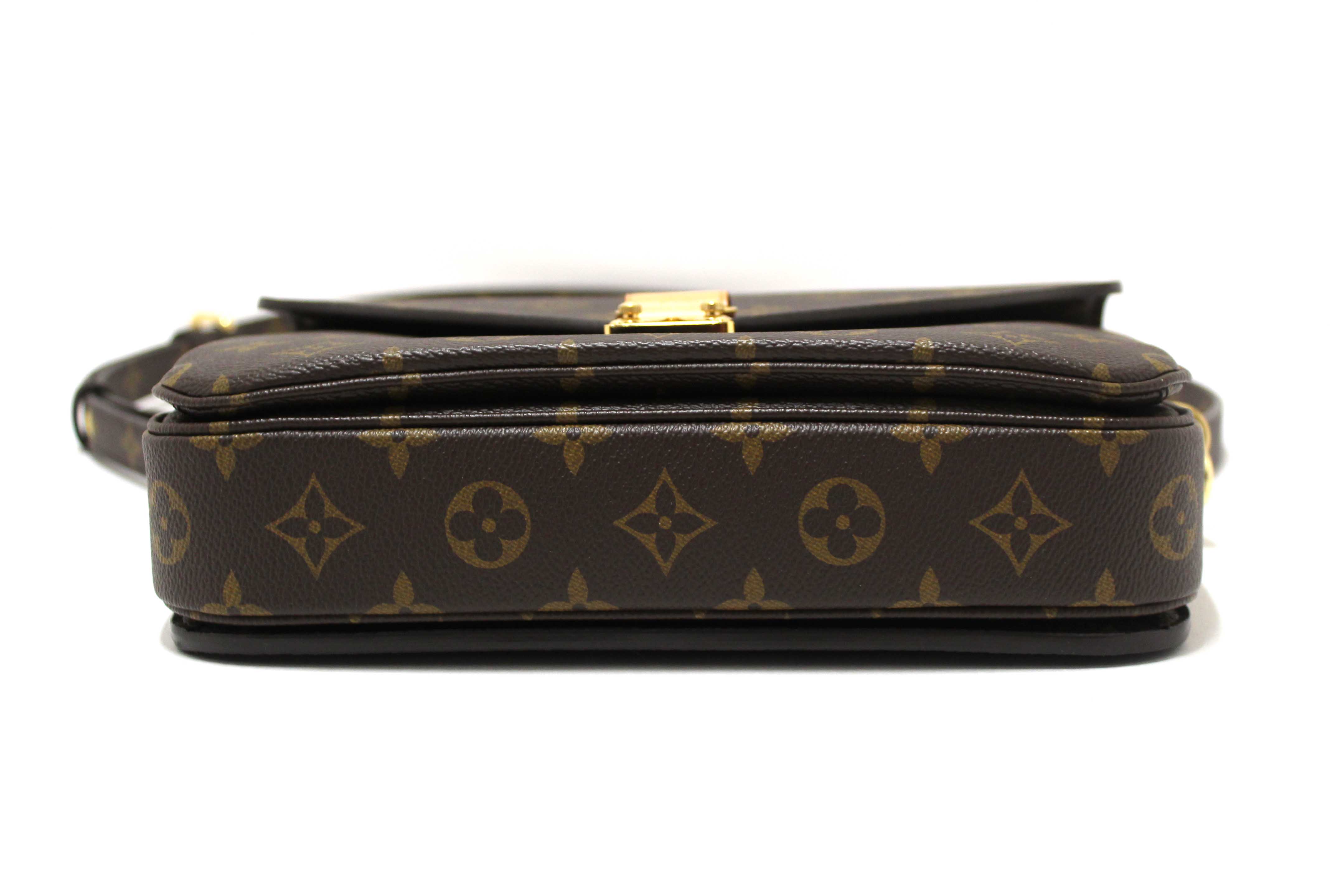 Authentic Louis Vuitton Monogram Pochette Metis Messenger Crossbody Bag