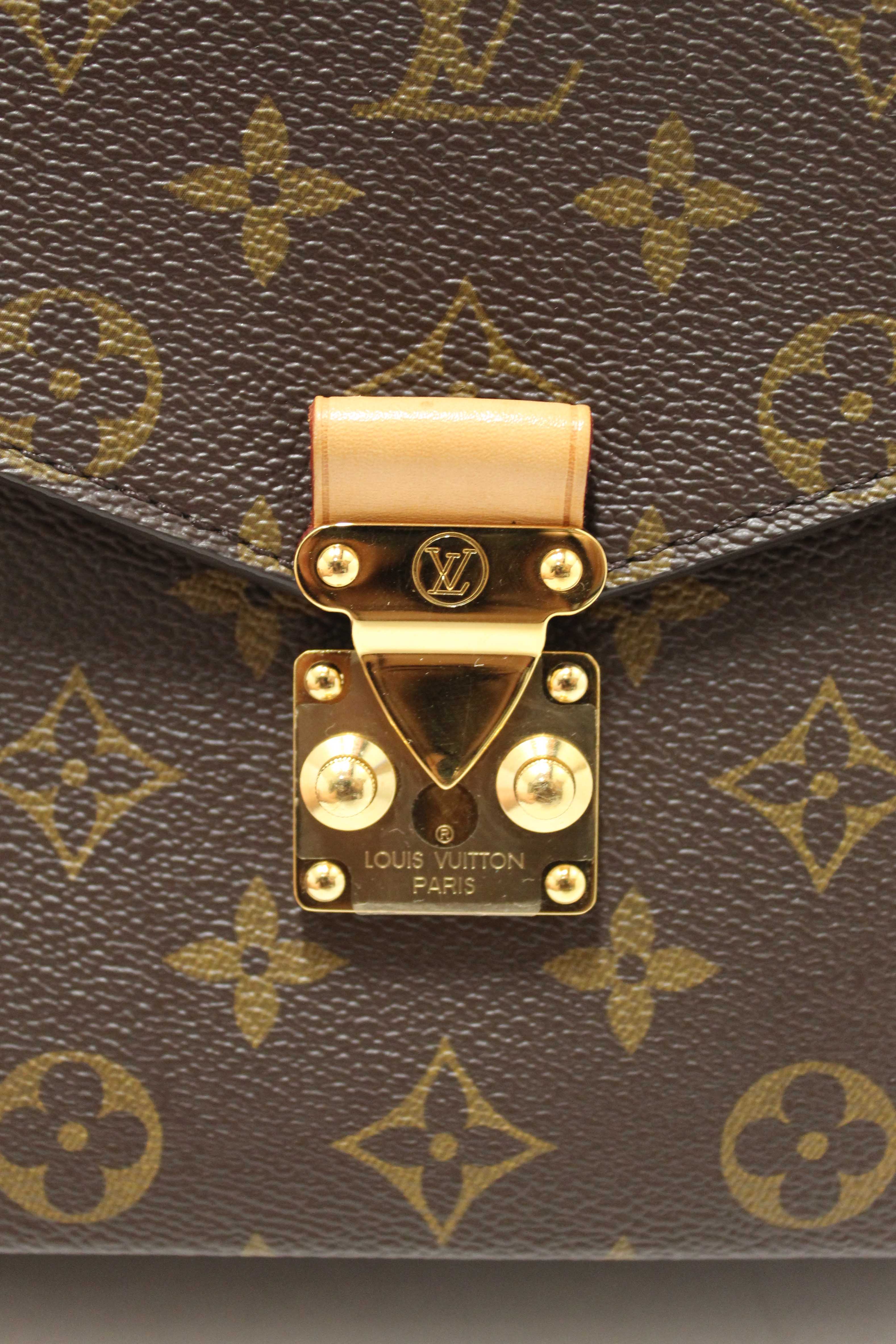 Authentic Louis Vuitton Monogram Pochette Metis Messenger Crossbody Bag