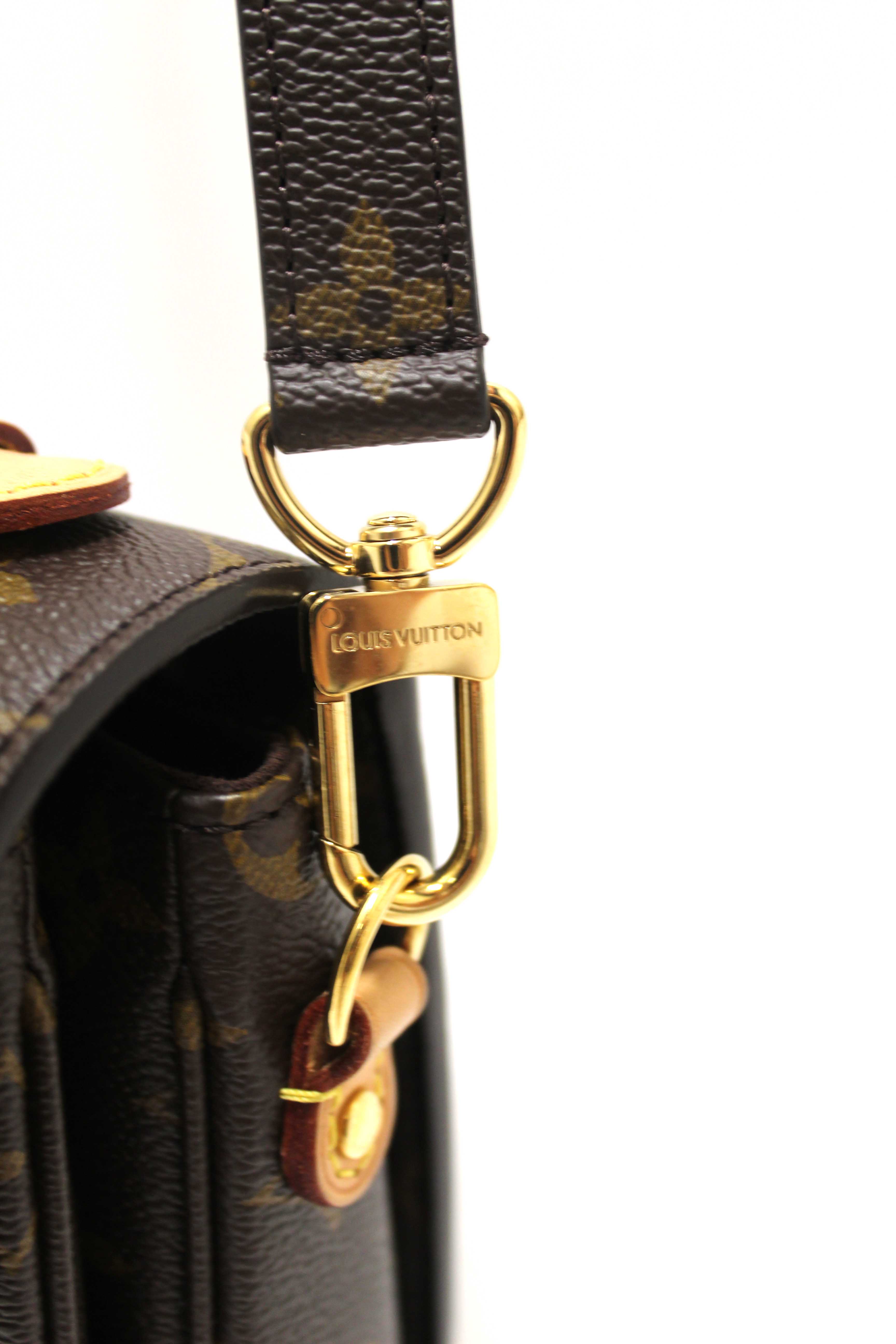 Authentic Louis Vuitton Monogram Pochette Metis Messenger Crossbody Bag