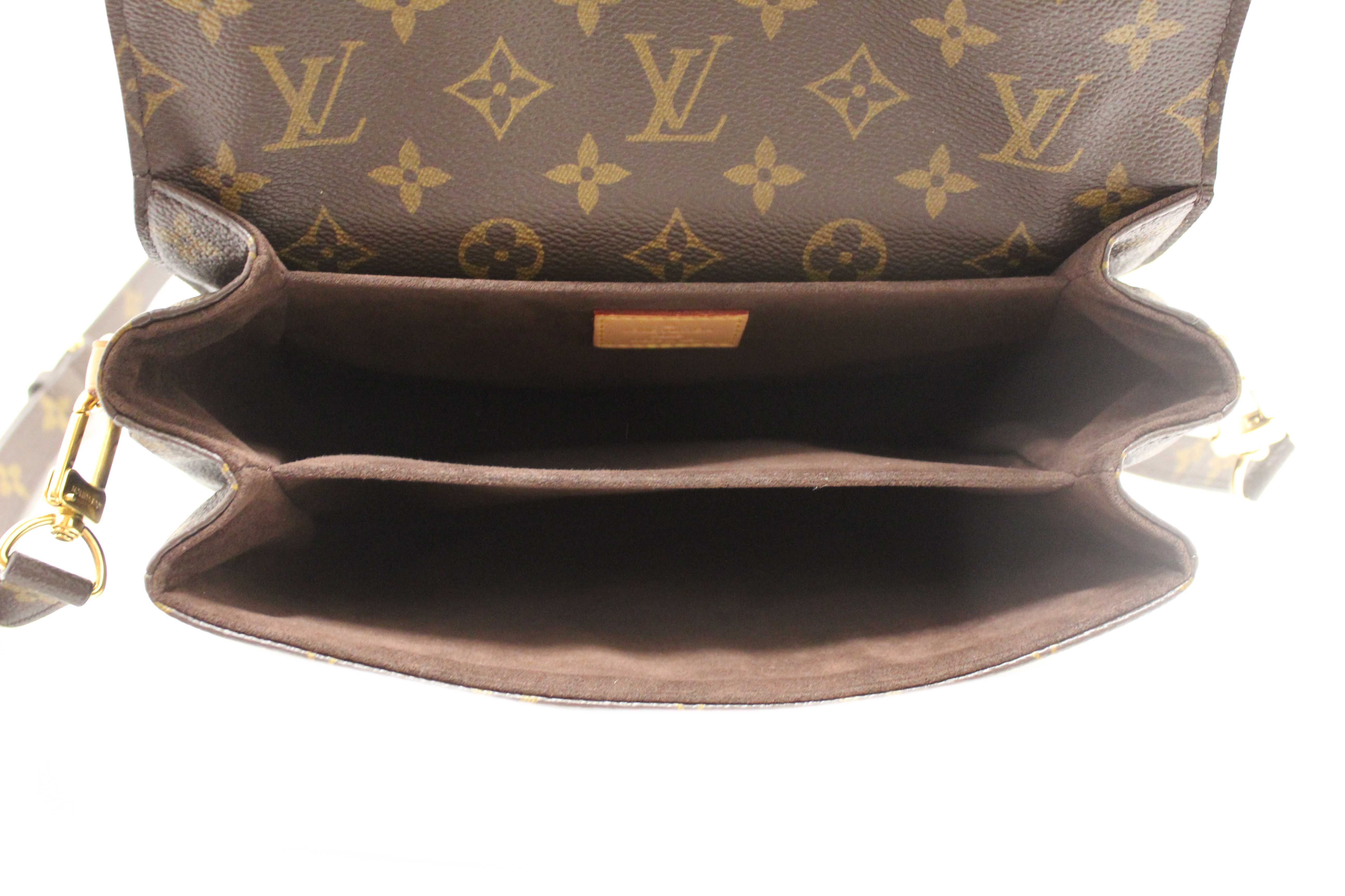 Authentic Louis Vuitton Monogram Pochette Metis Messenger Crossbody Bag