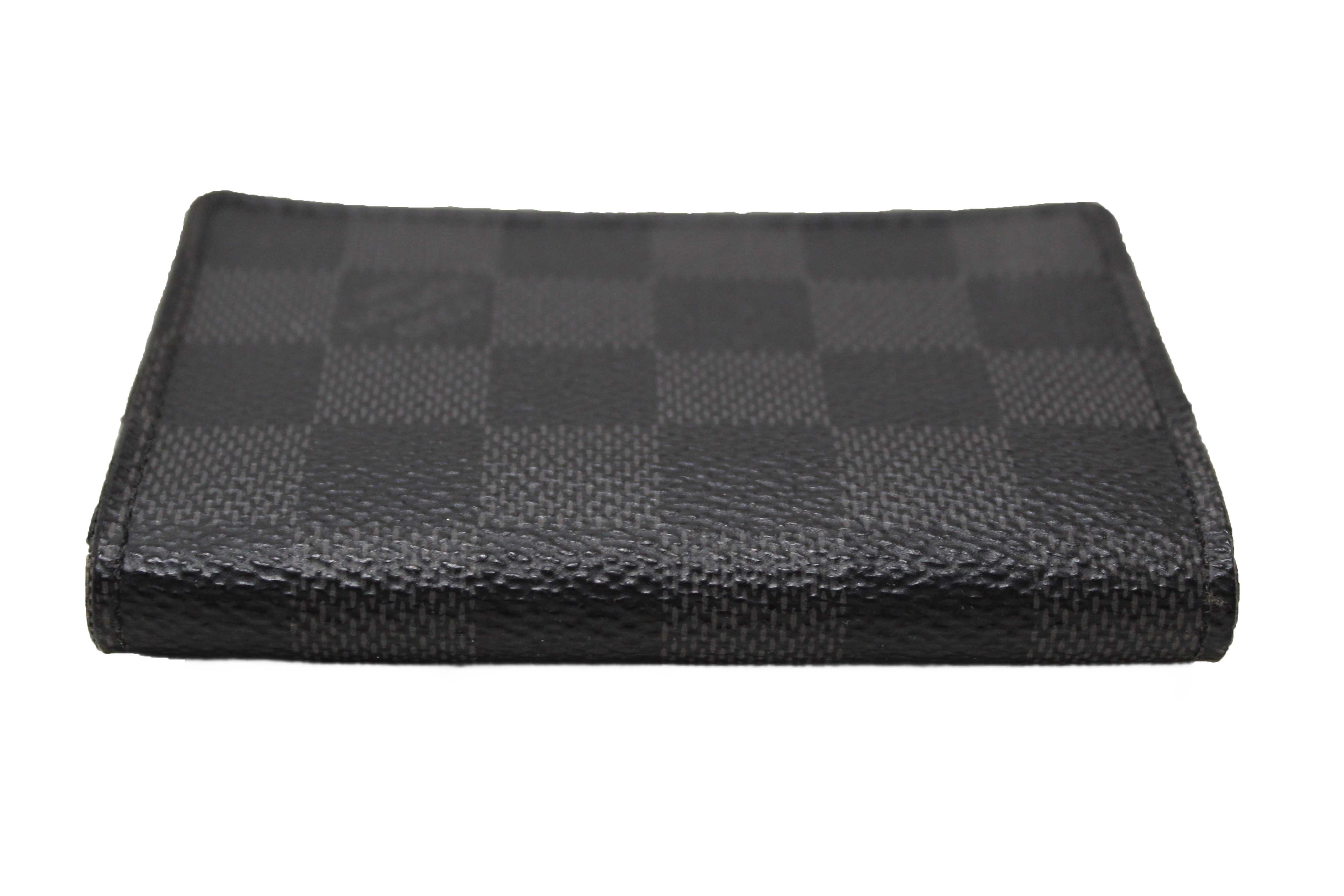 Authentic Louis Vuitton Damier Graphite Envelope Business Card Holder