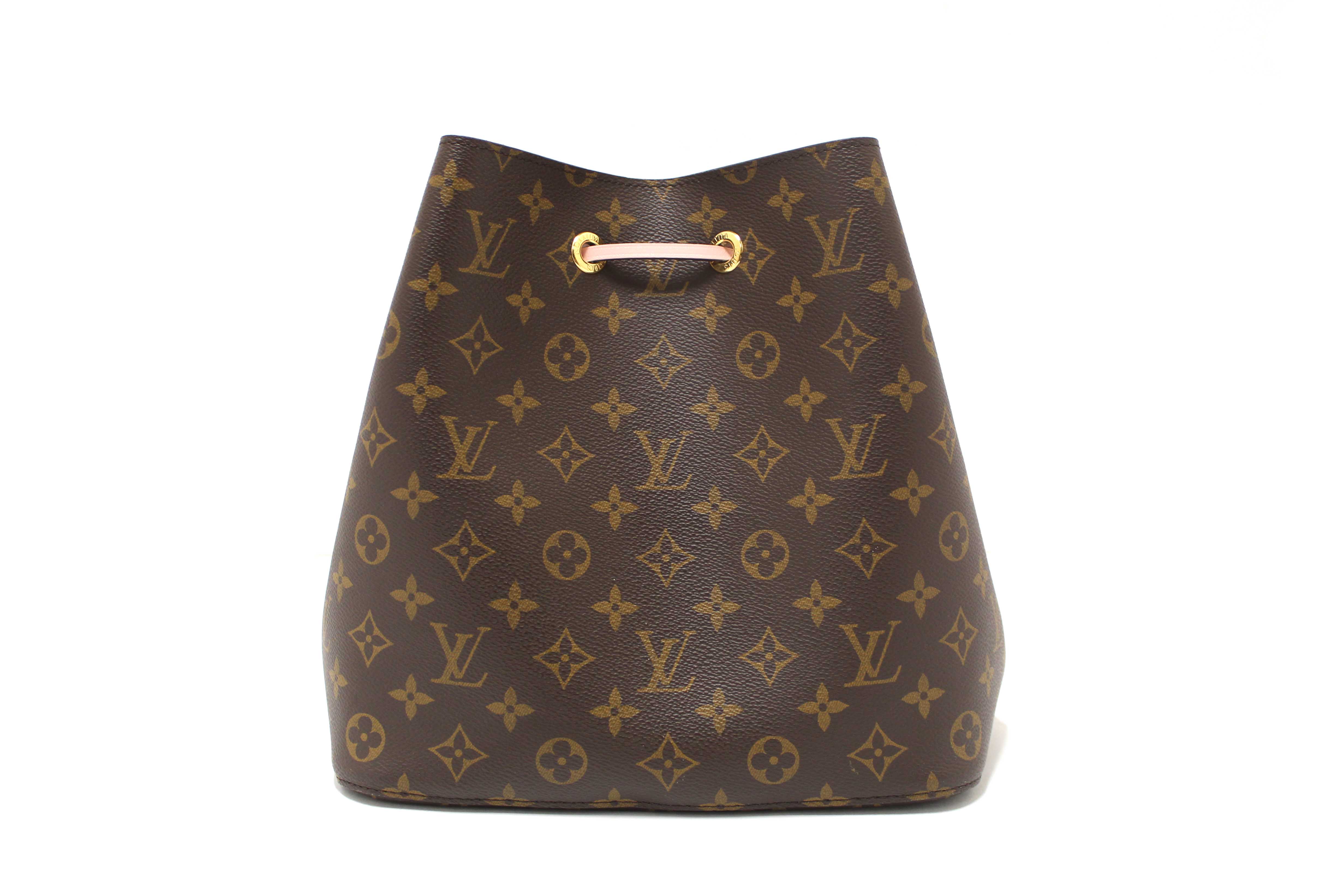 Authentic Louis Vuitton Classic Monogram Pink NeoNoe Shoulder Bag