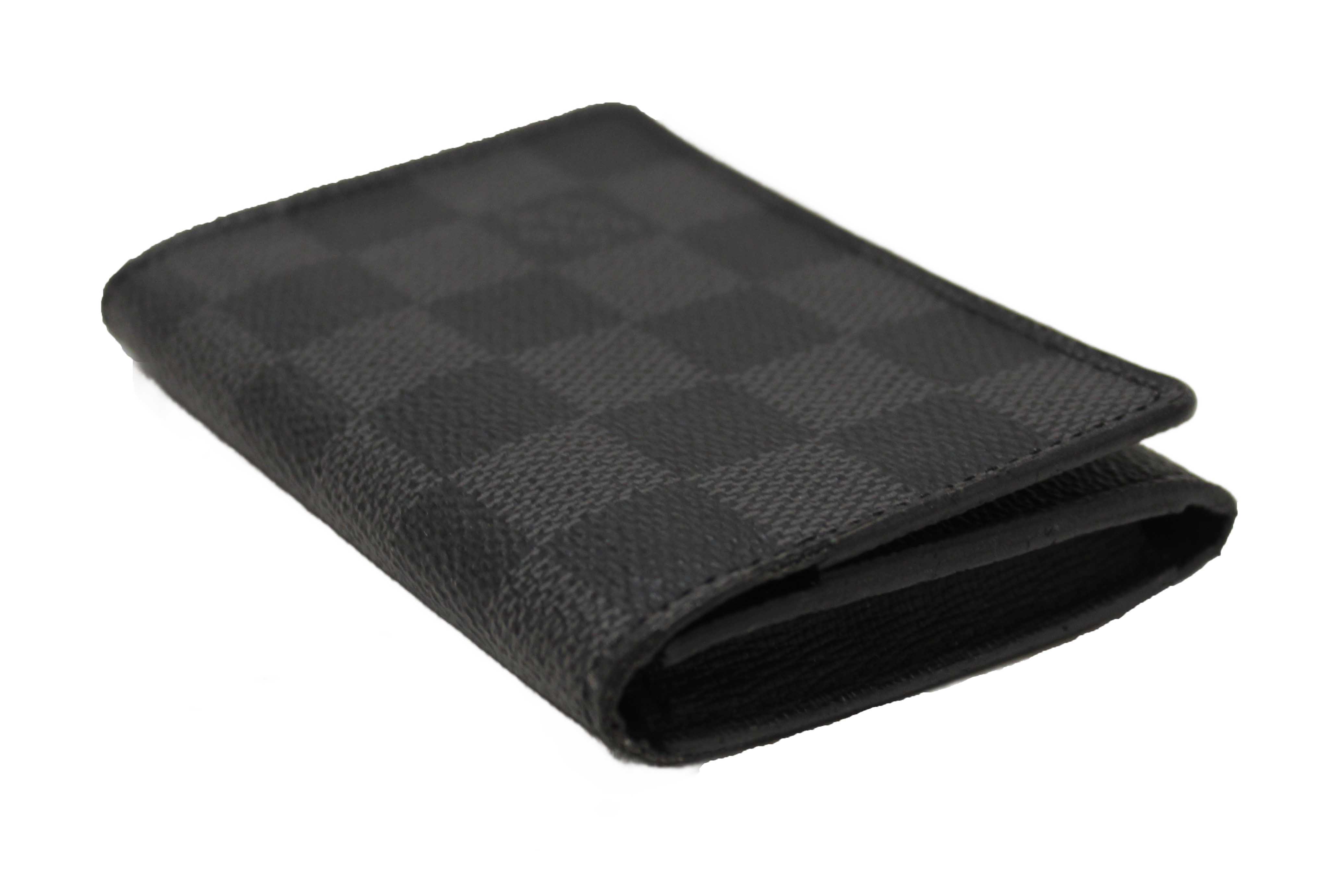 Authentic Louis Vuitton Damier Graphite Envelope Business Card Holder