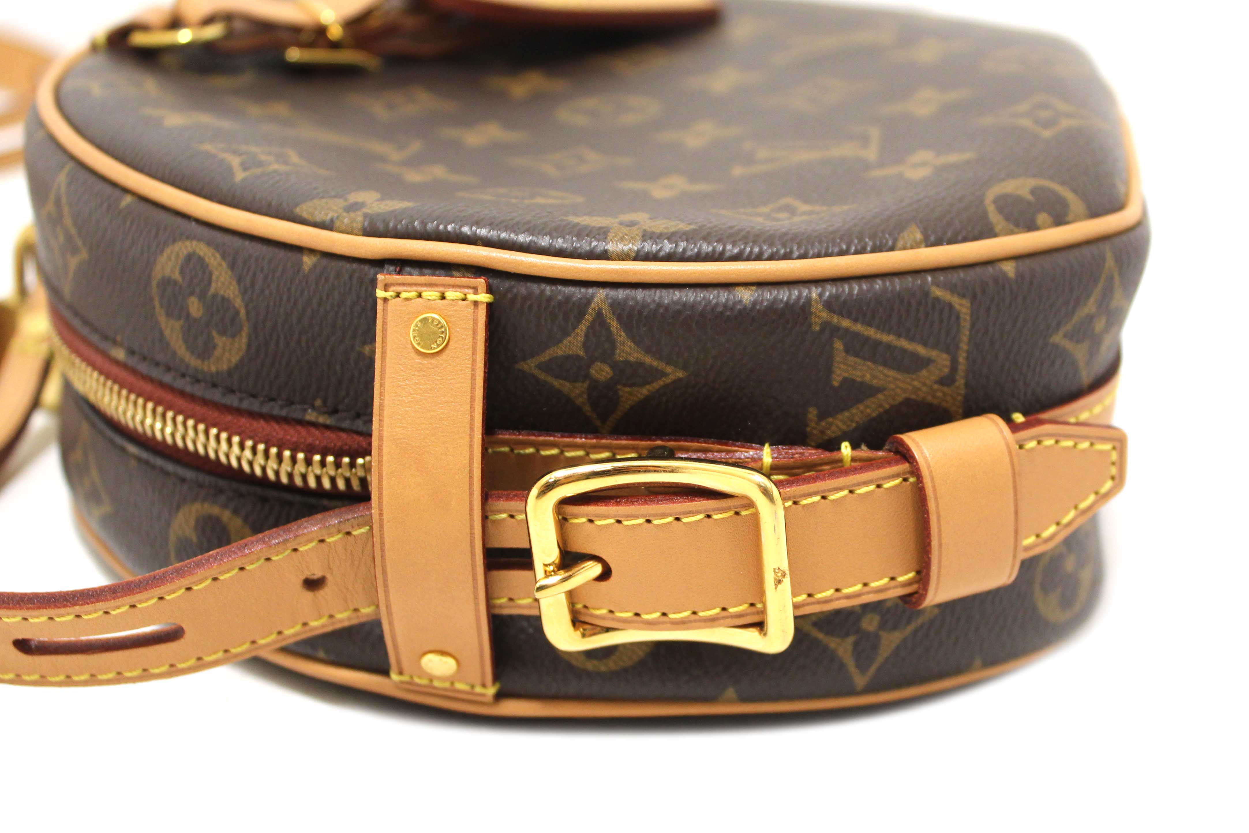 Authentic Louis Vuitton Classic Monogram Boite Chapeau Souple MM Bag