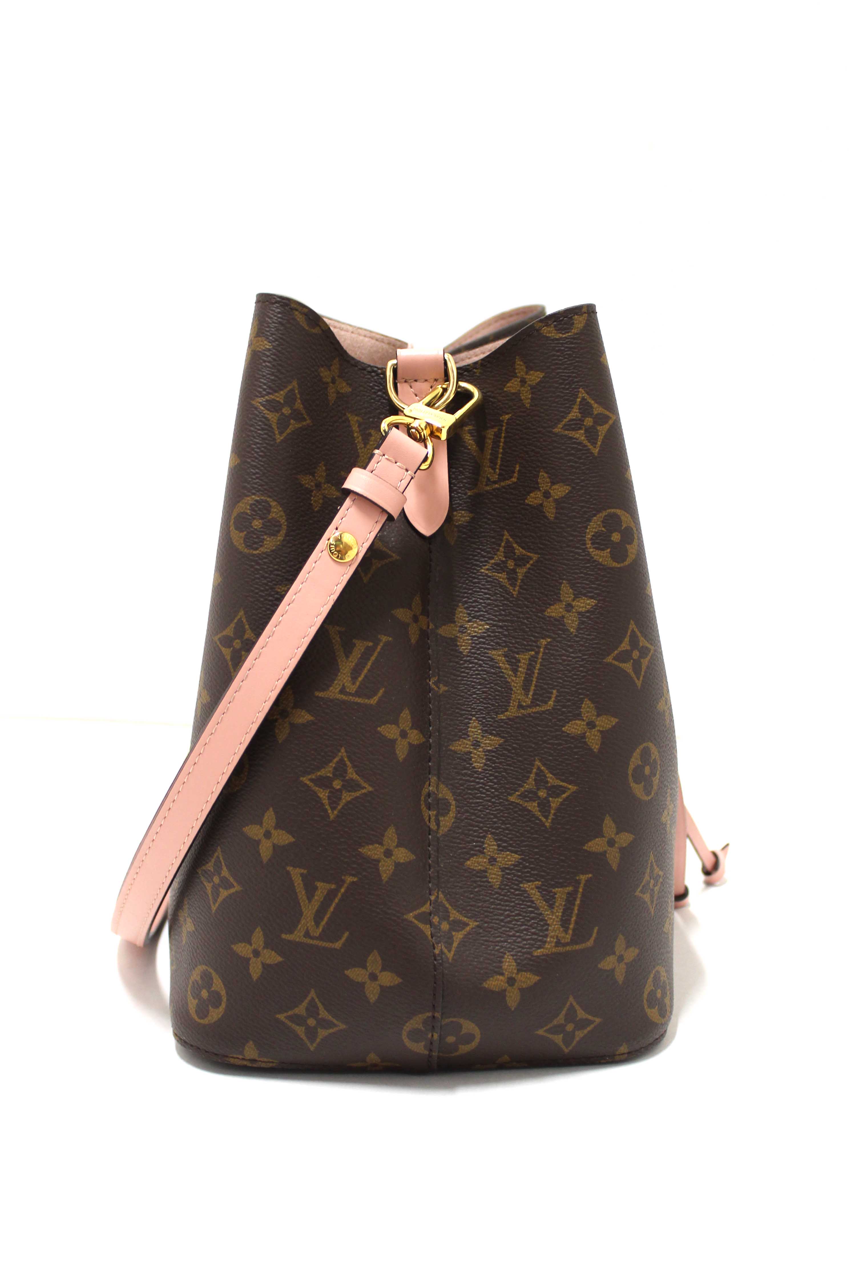 Authentic Louis Vuitton Classic Monogram Pink NeoNoe Shoulder Bag