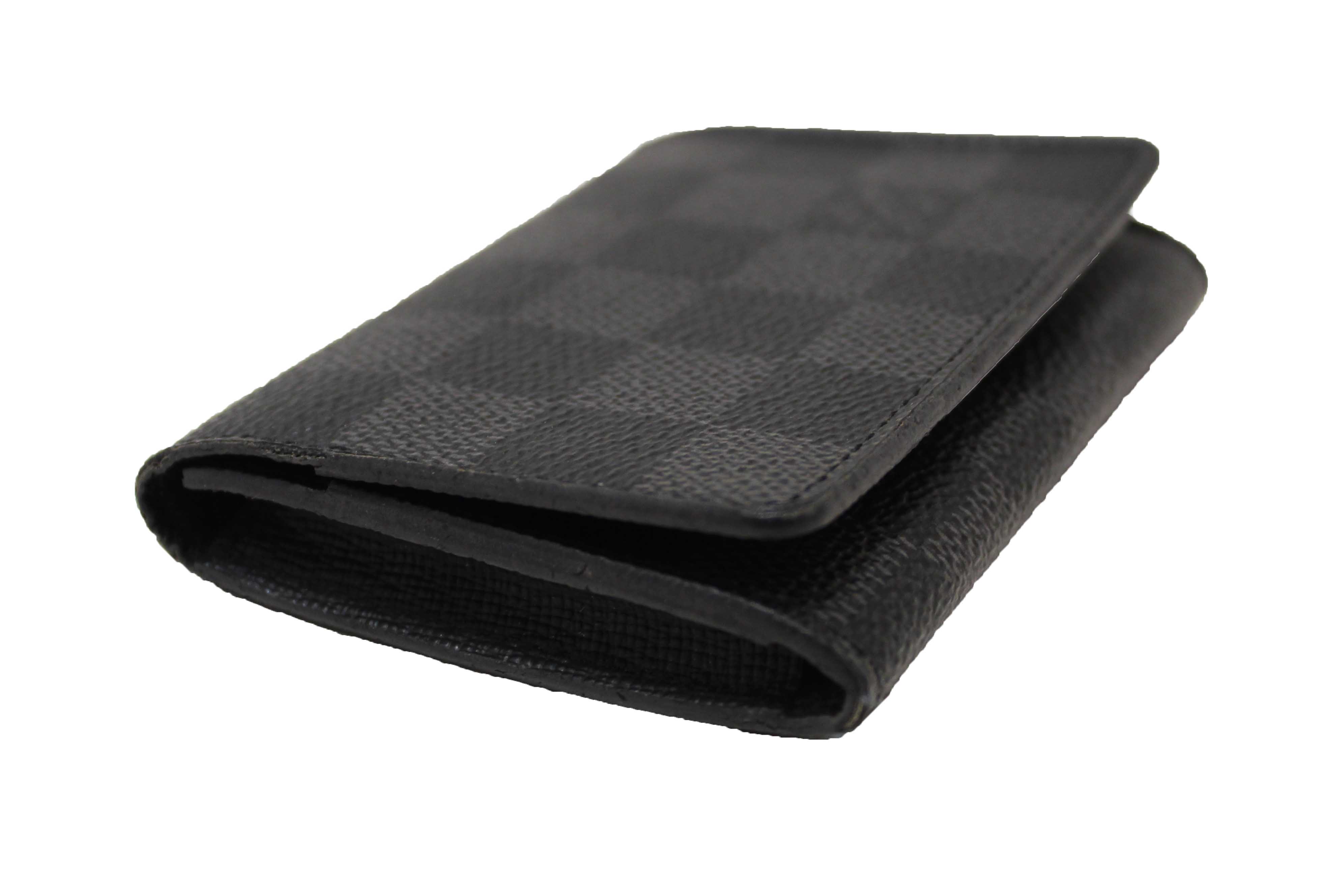 Authentic Louis Vuitton Damier Graphite Envelope Business Card Holder