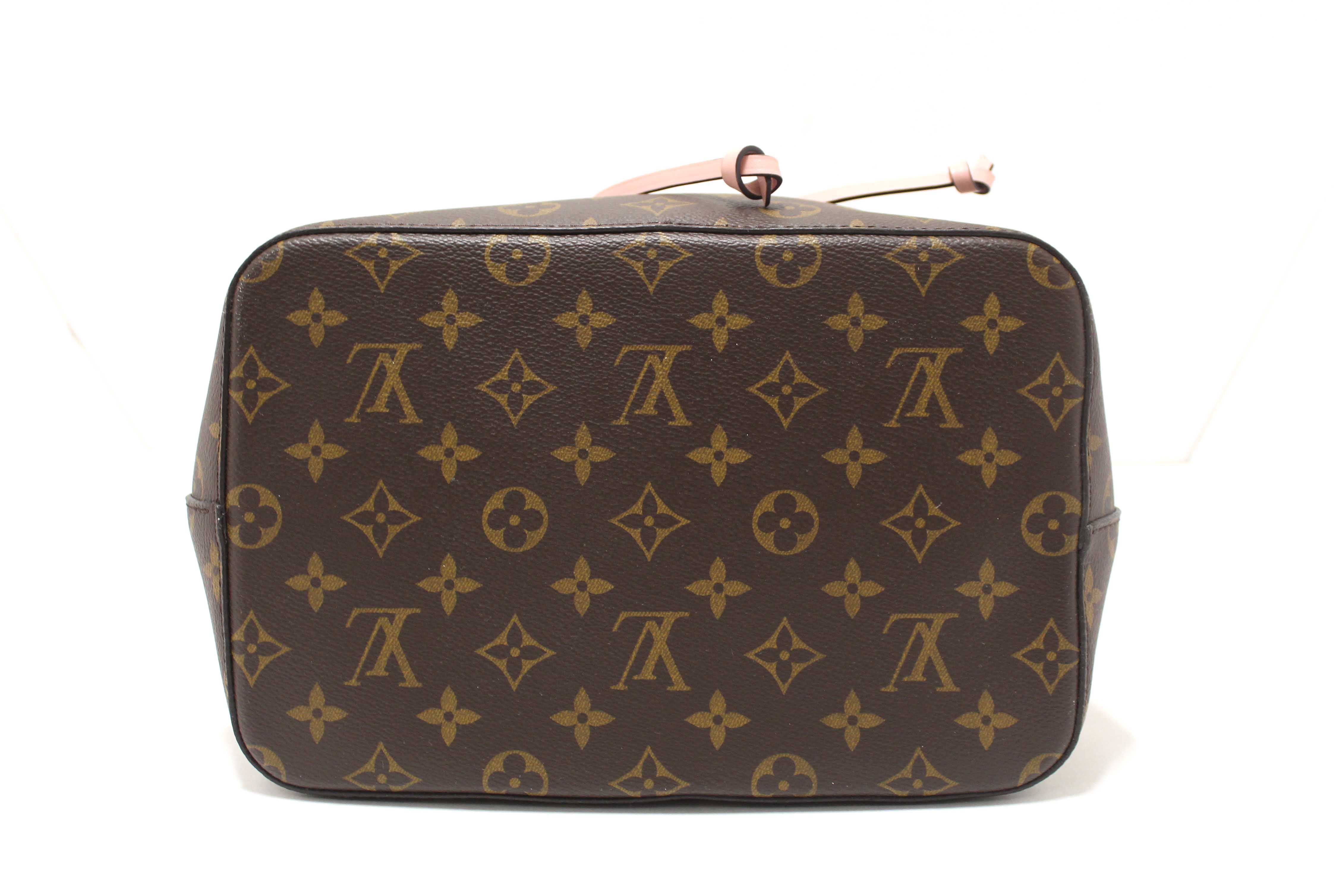 Authentic Louis Vuitton Classic Monogram Pink NeoNoe Shoulder Bag