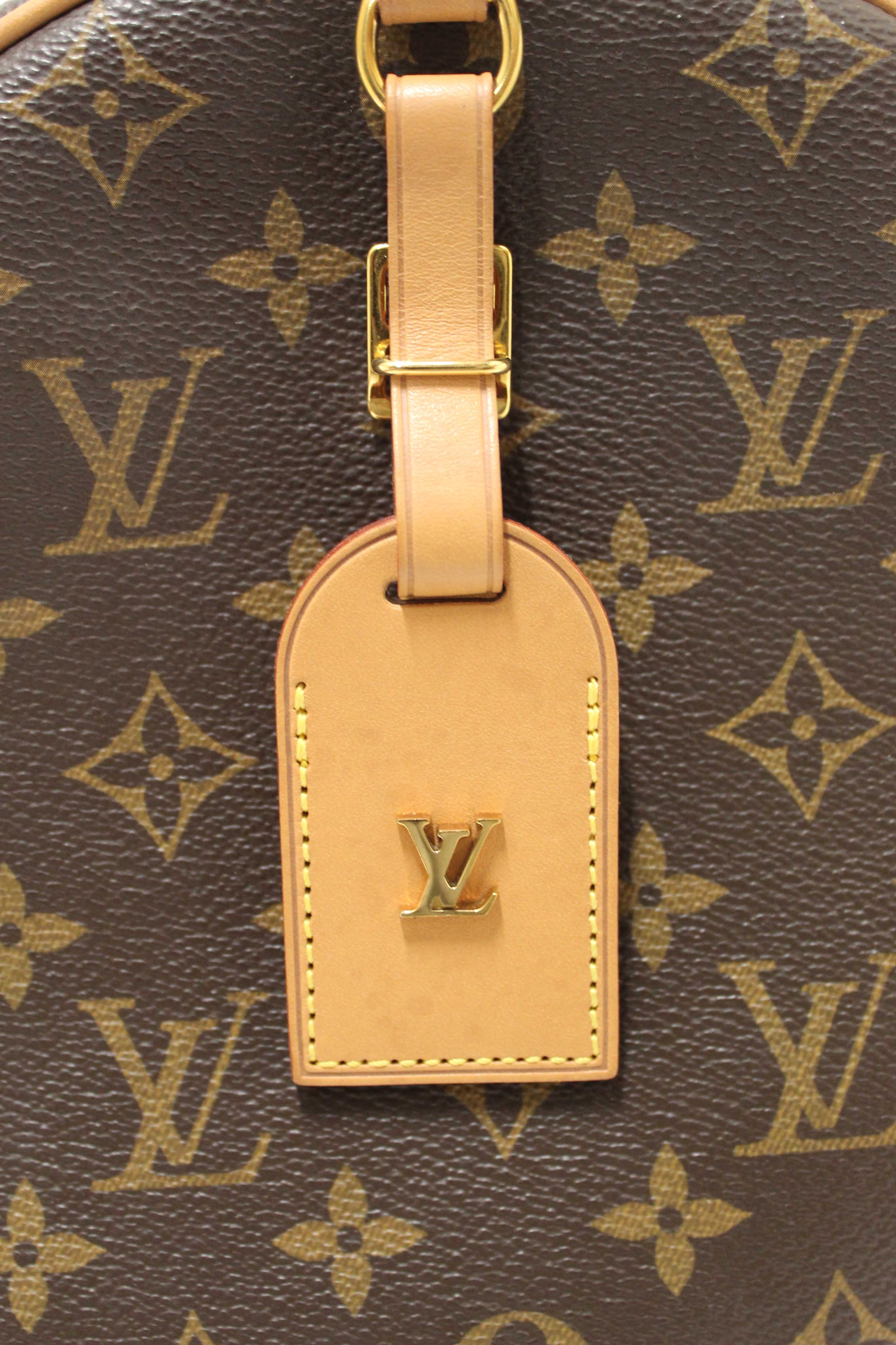 Authentic Louis Vuitton Classic Monogram Boite Chapeau Souple MM Bag