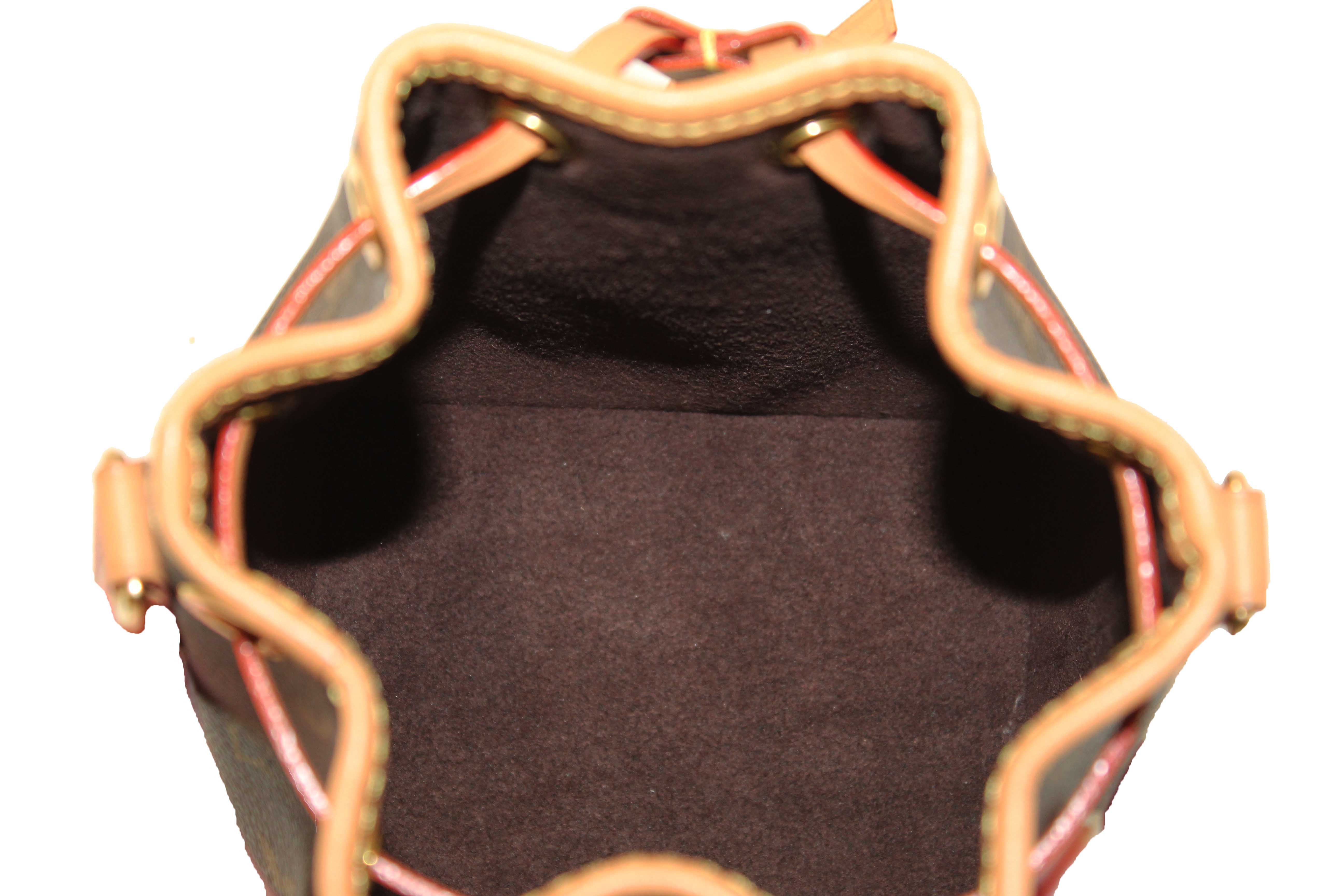 Authentic Louis Vuitton Classic Monogram Nano Noé Bag