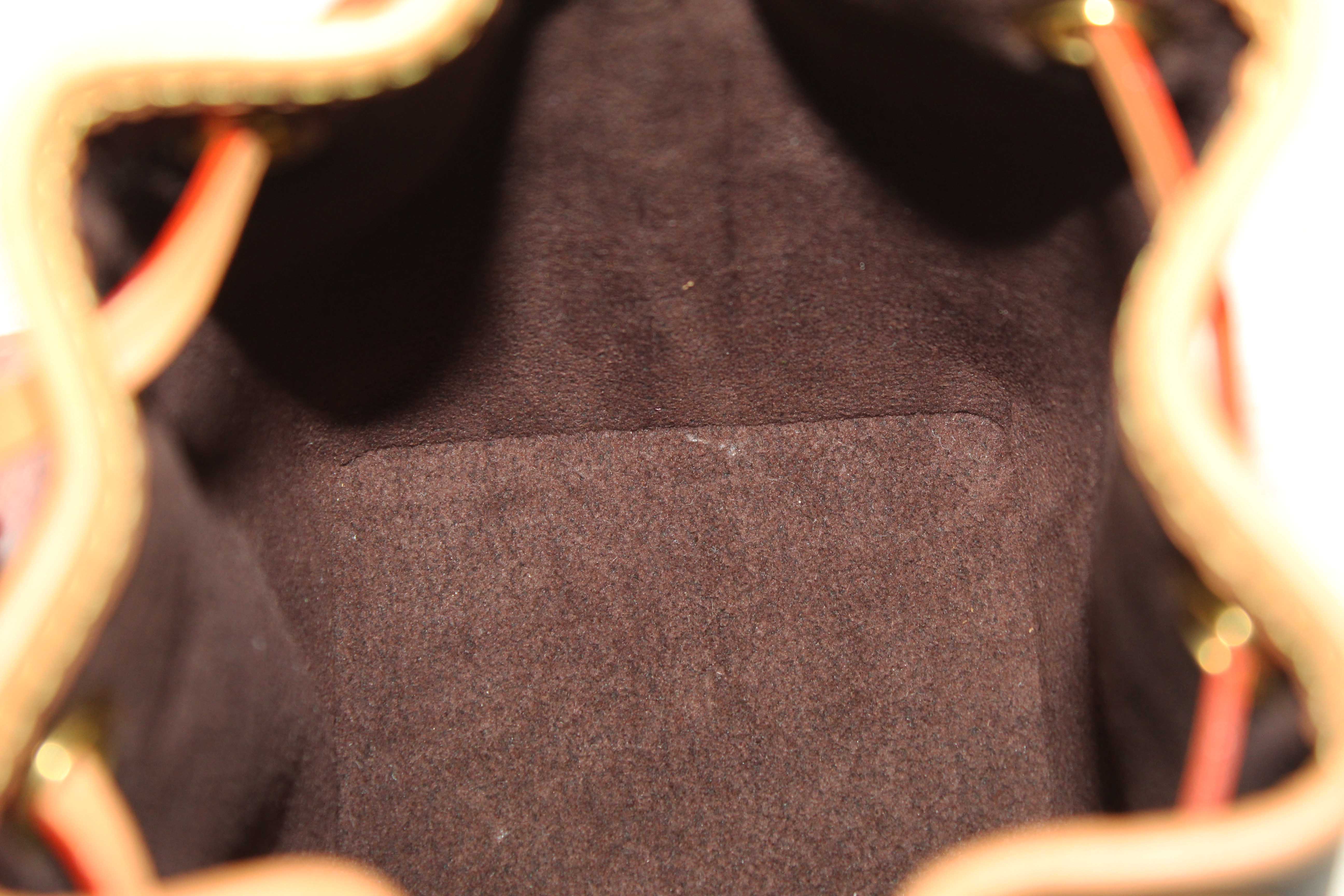 Authentic Louis Vuitton Classic Monogram Nano Noé Bag