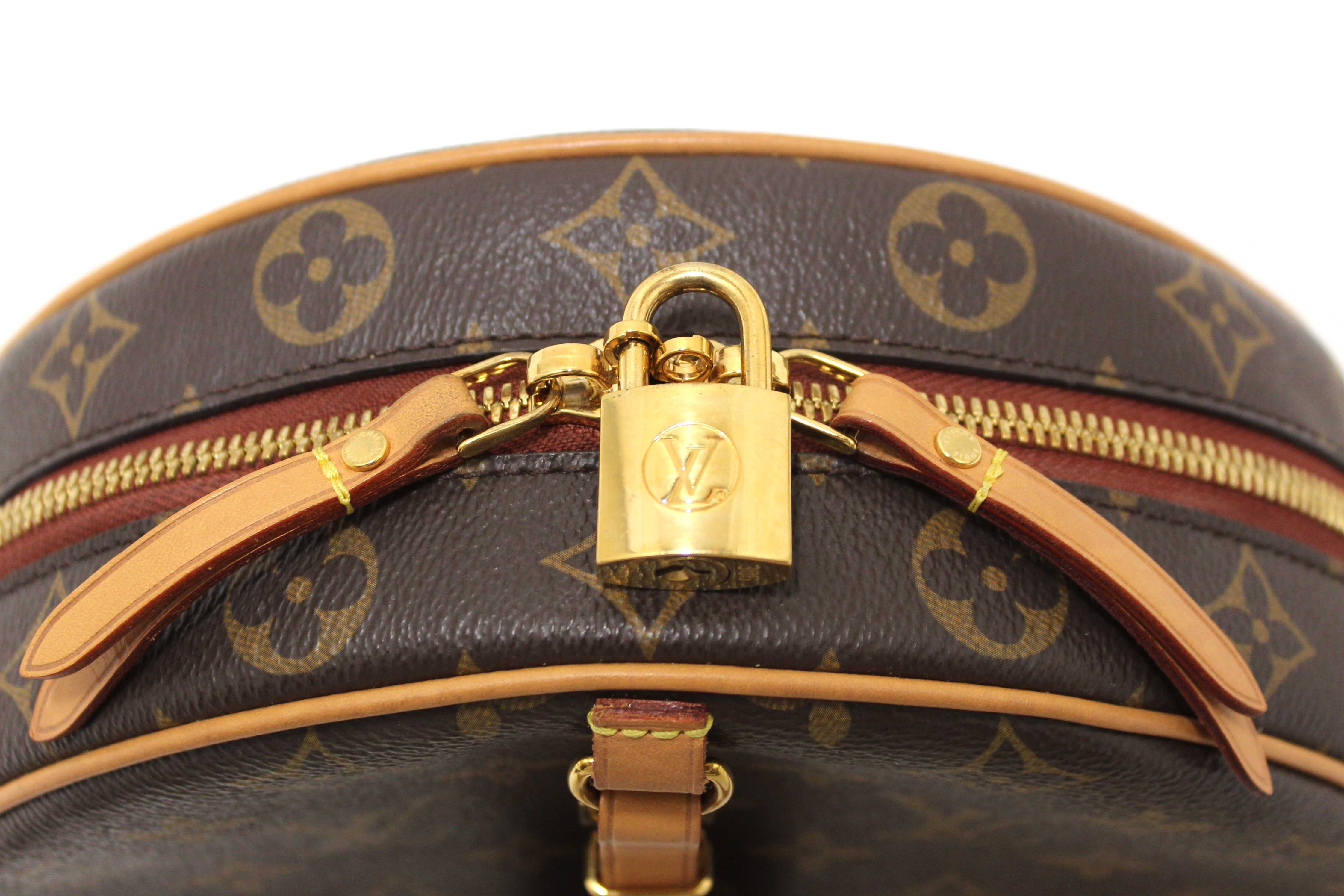 Authentic Louis Vuitton Classic Monogram Boite Chapeau Souple MM Bag