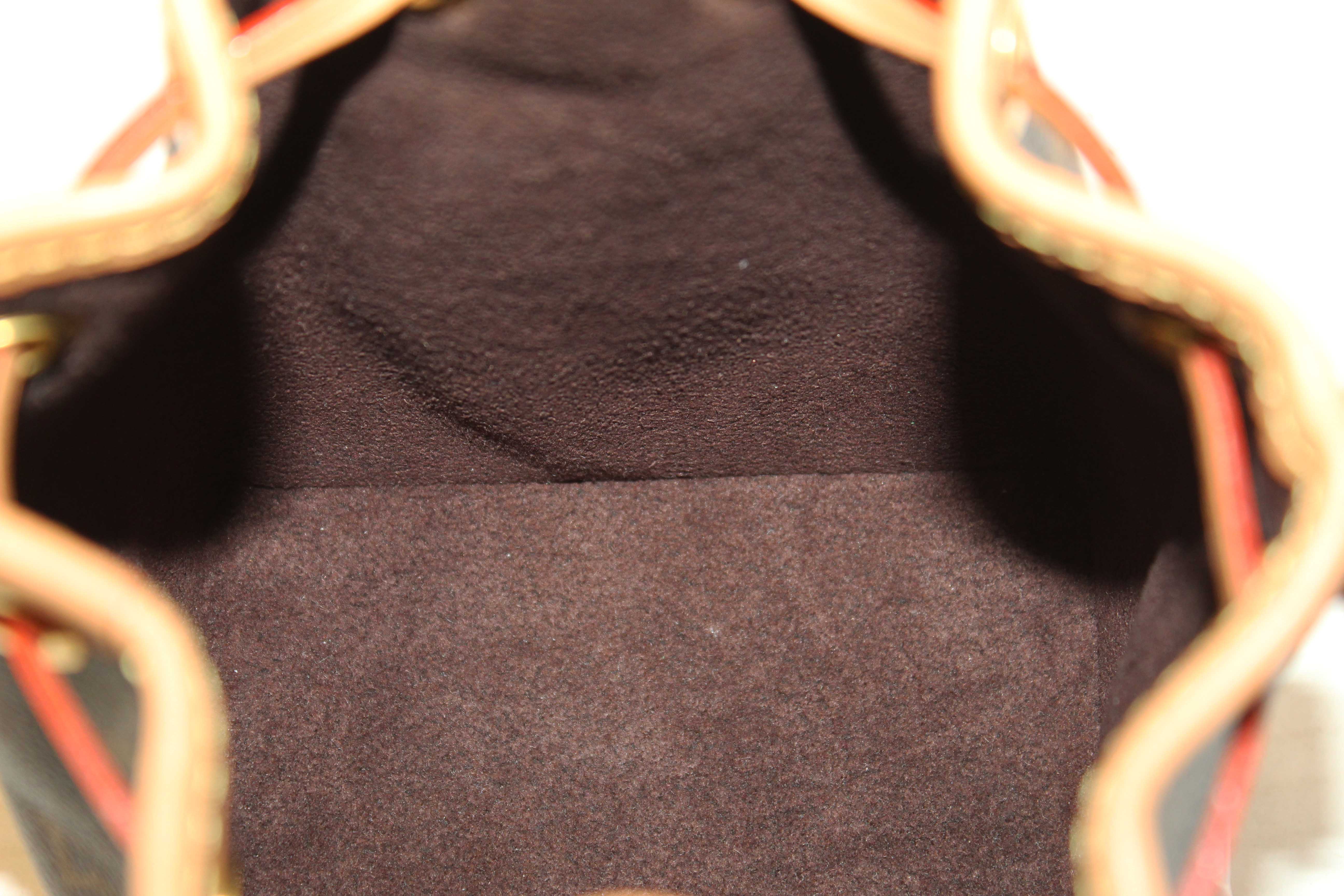 Authentic Louis Vuitton Classic Monogram Nano Noé Bag