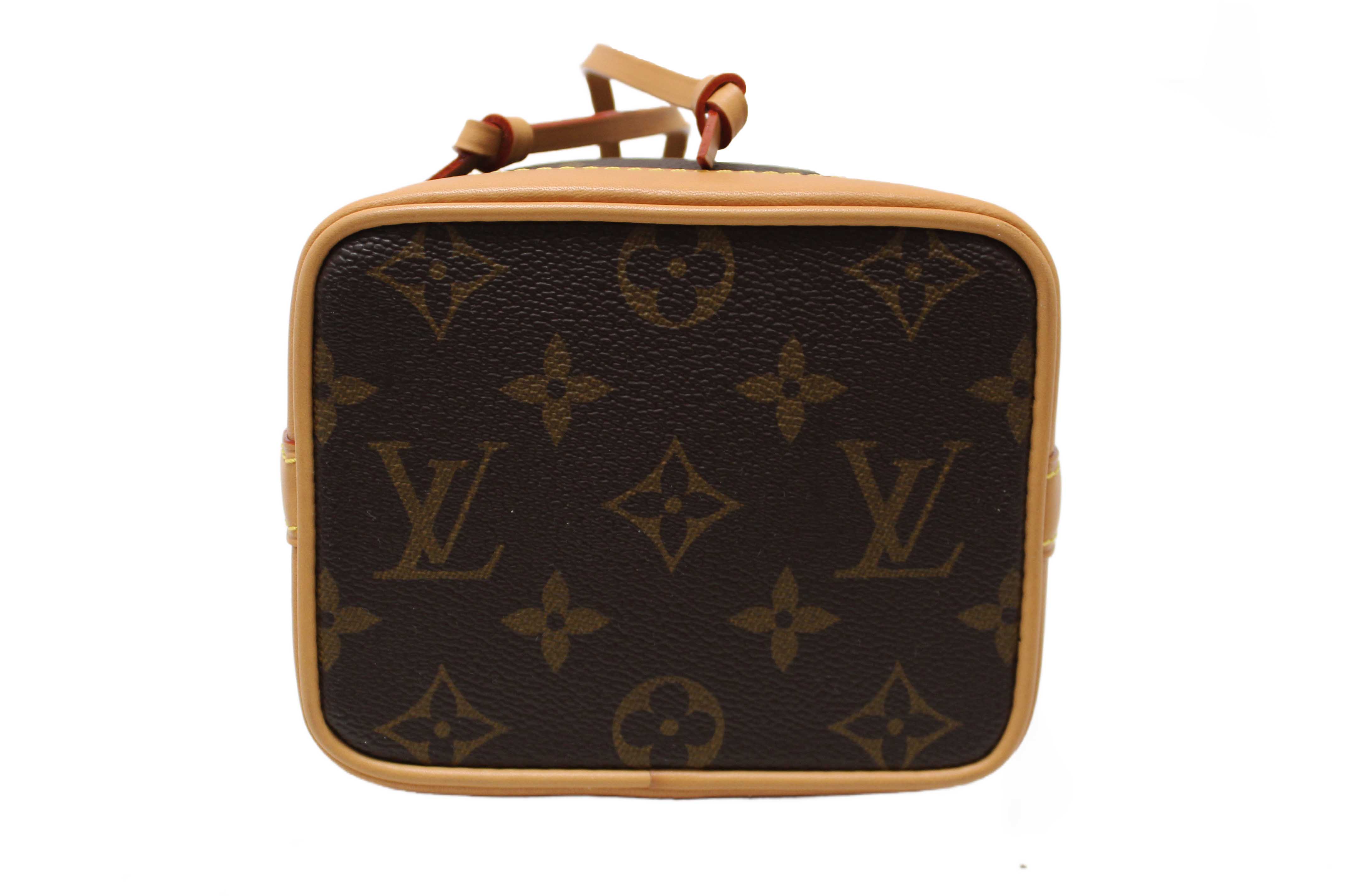 Authentic Louis Vuitton Classic Monogram Nano Noé Bag