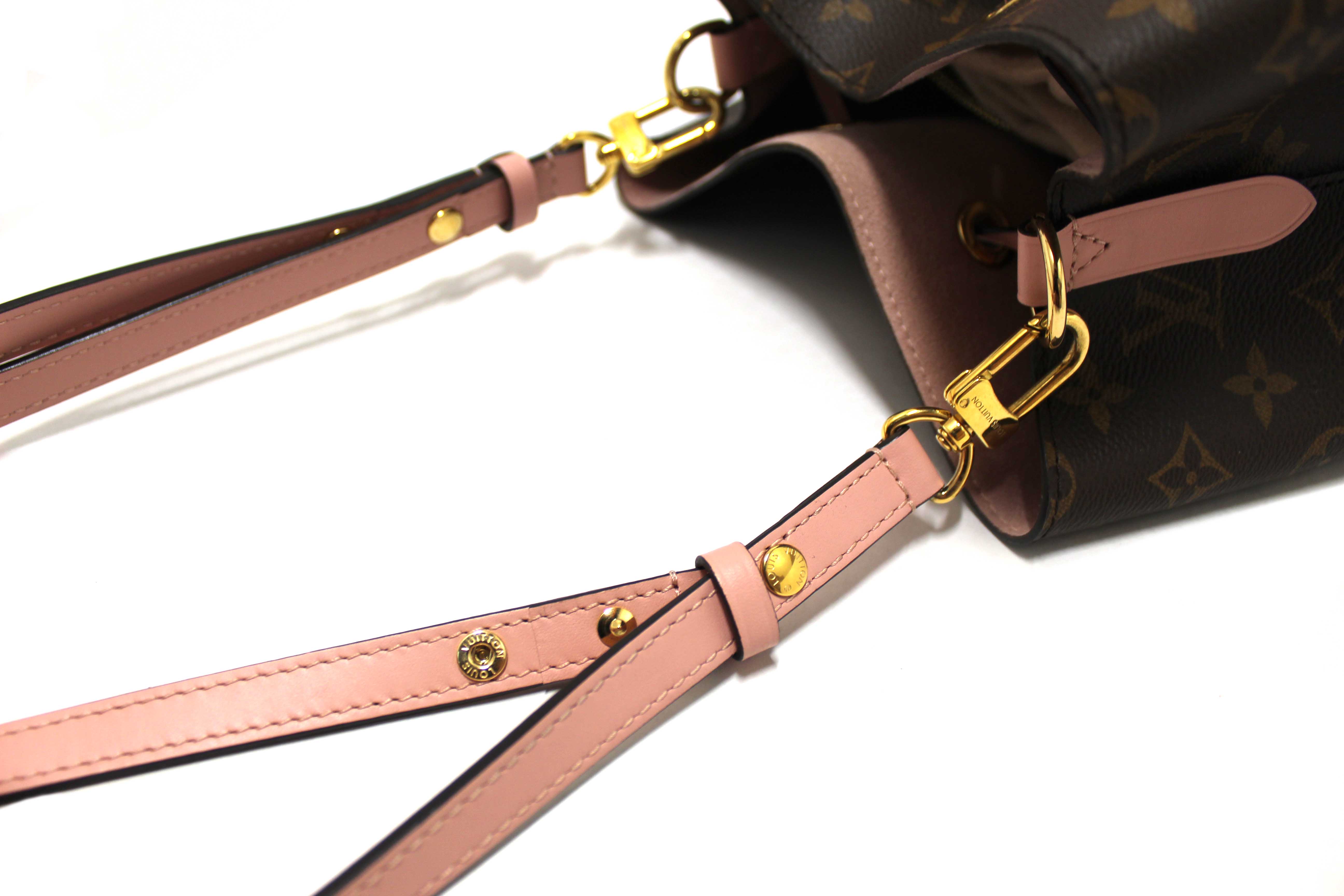 Authentic Louis Vuitton Classic Monogram Pink NeoNoe Shoulder Bag