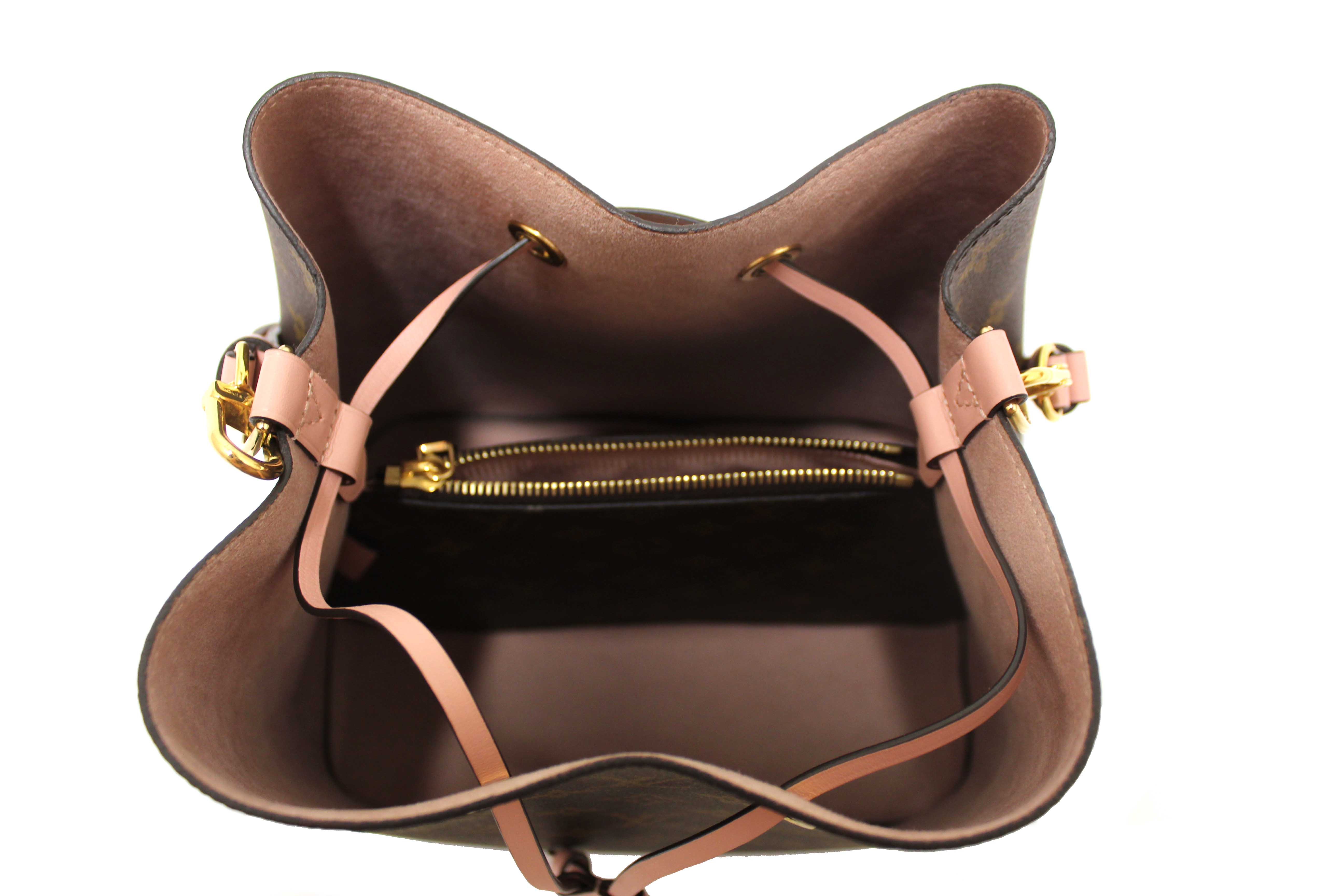Authentic Louis Vuitton Classic Monogram Pink NeoNoe Shoulder Bag
