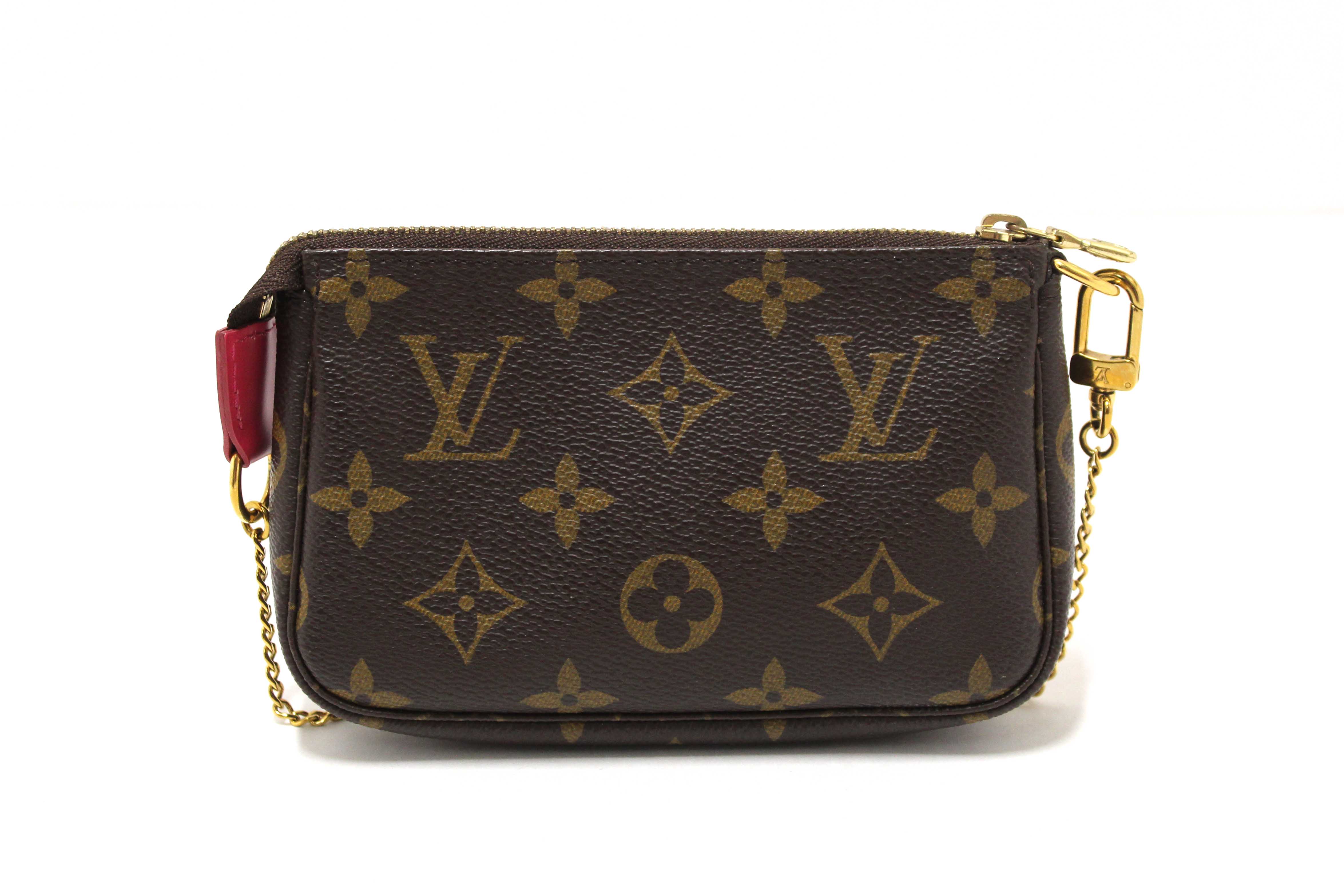 Authentic Louis Vuitton Limited Edition Monogram Animation Roller Coaster Mini Pochette Accessories Bag