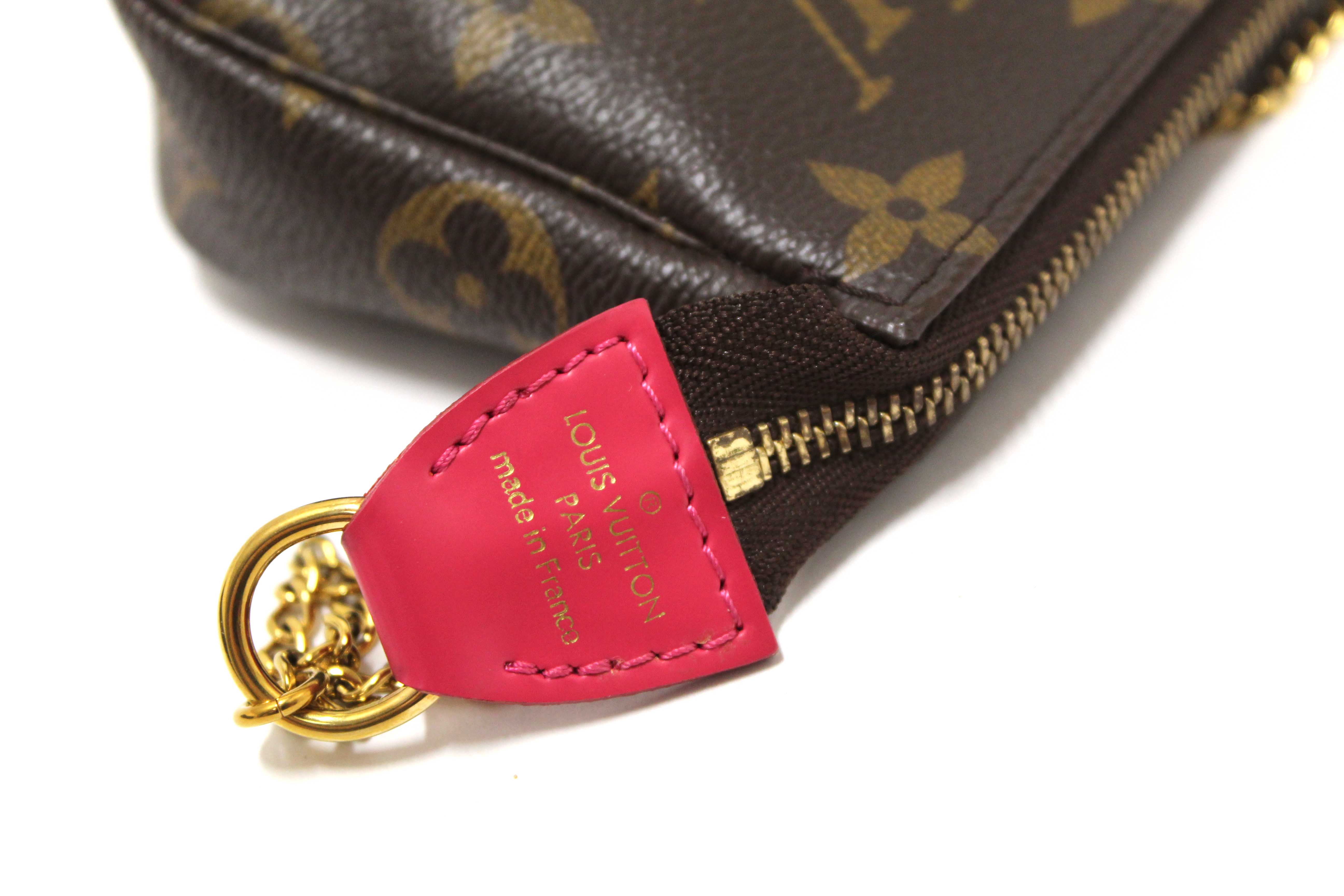 Authentic Louis Vuitton Limited Edition Monogram Animation Roller Coaster Mini Pochette Accessories Bag