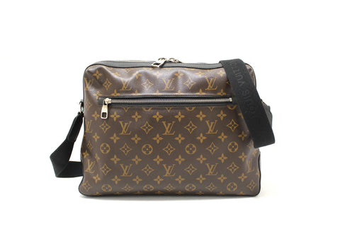 Authentic Louis Vuitton Classic Monogram Macassar Torres Messenger Bag