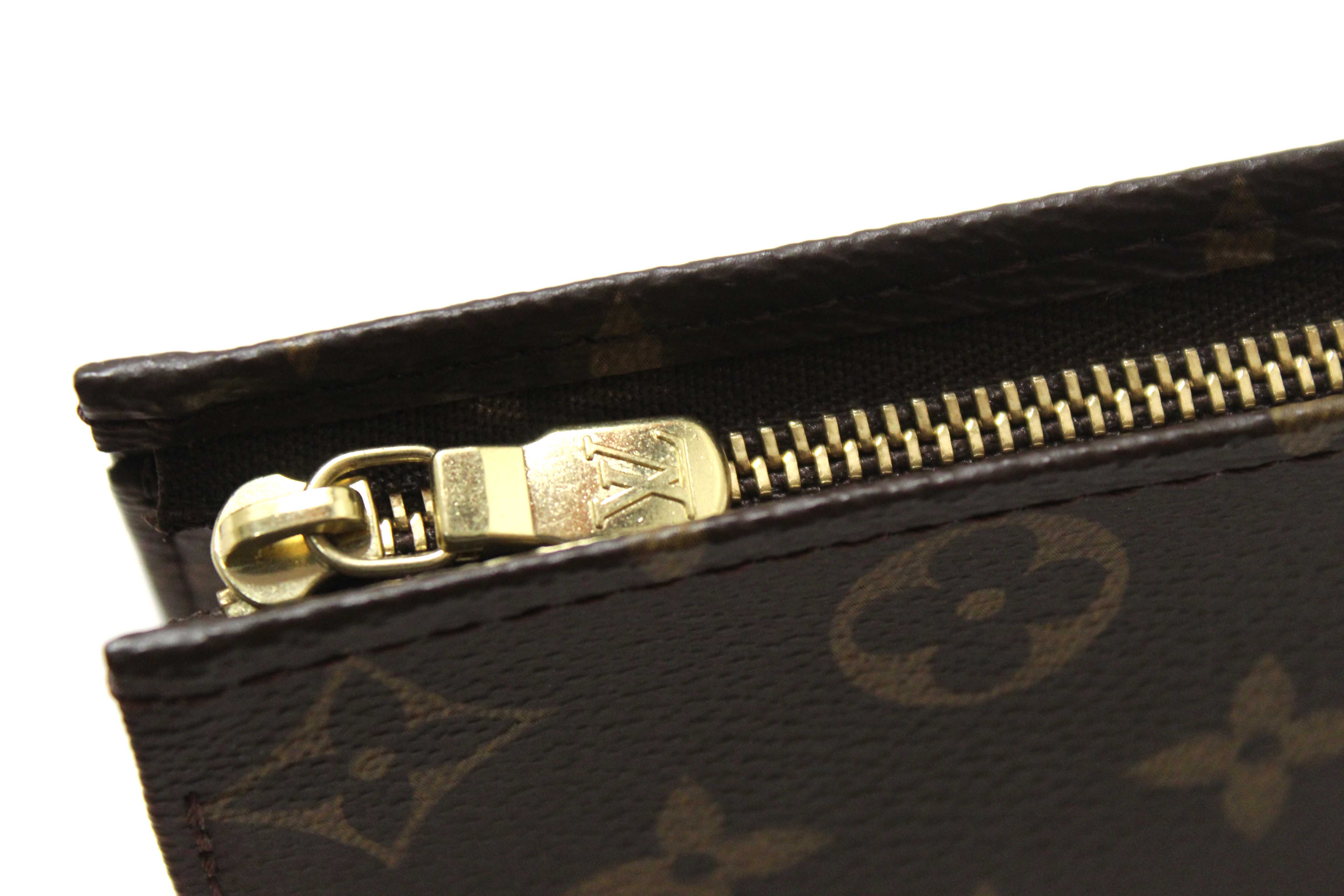 Authentic Louis Vuitton Classic Monogram Toiletry Pouch 19 Cosmetic Bag