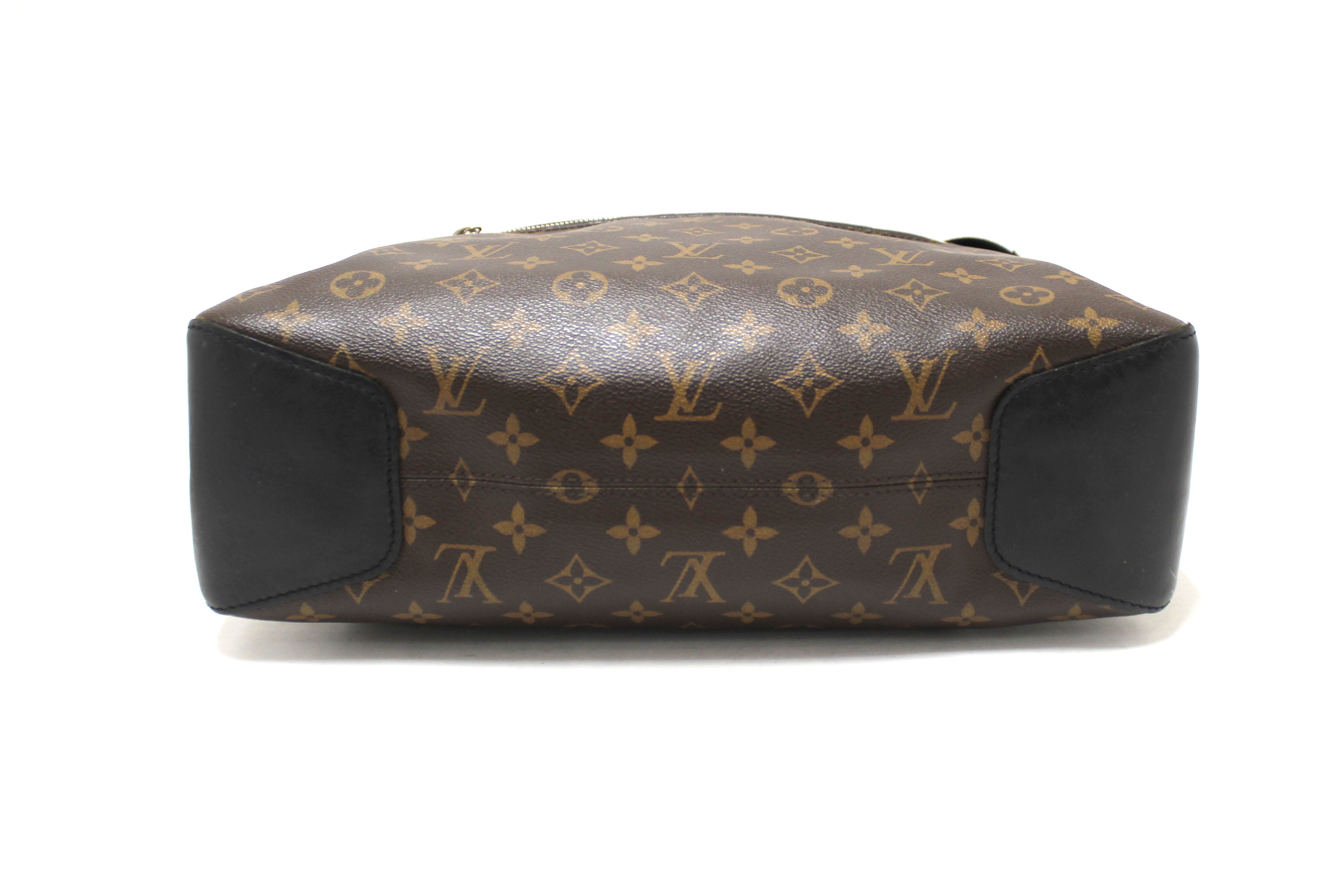 Authentic Louis Vuitton Classic Monogram Macassar Torres Messenger Bag