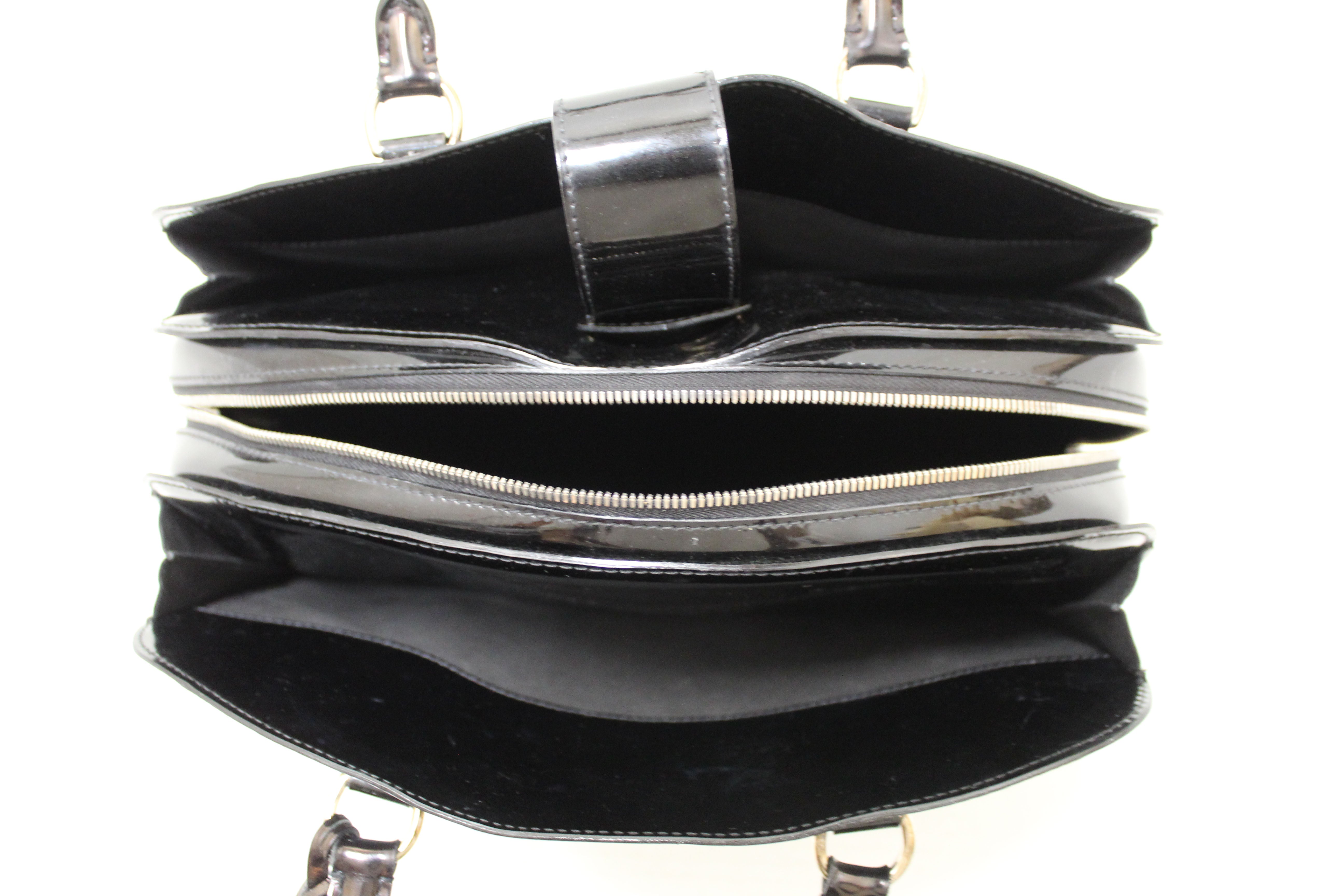 Black Electric Epi Leather Pont Neuf GM Bag