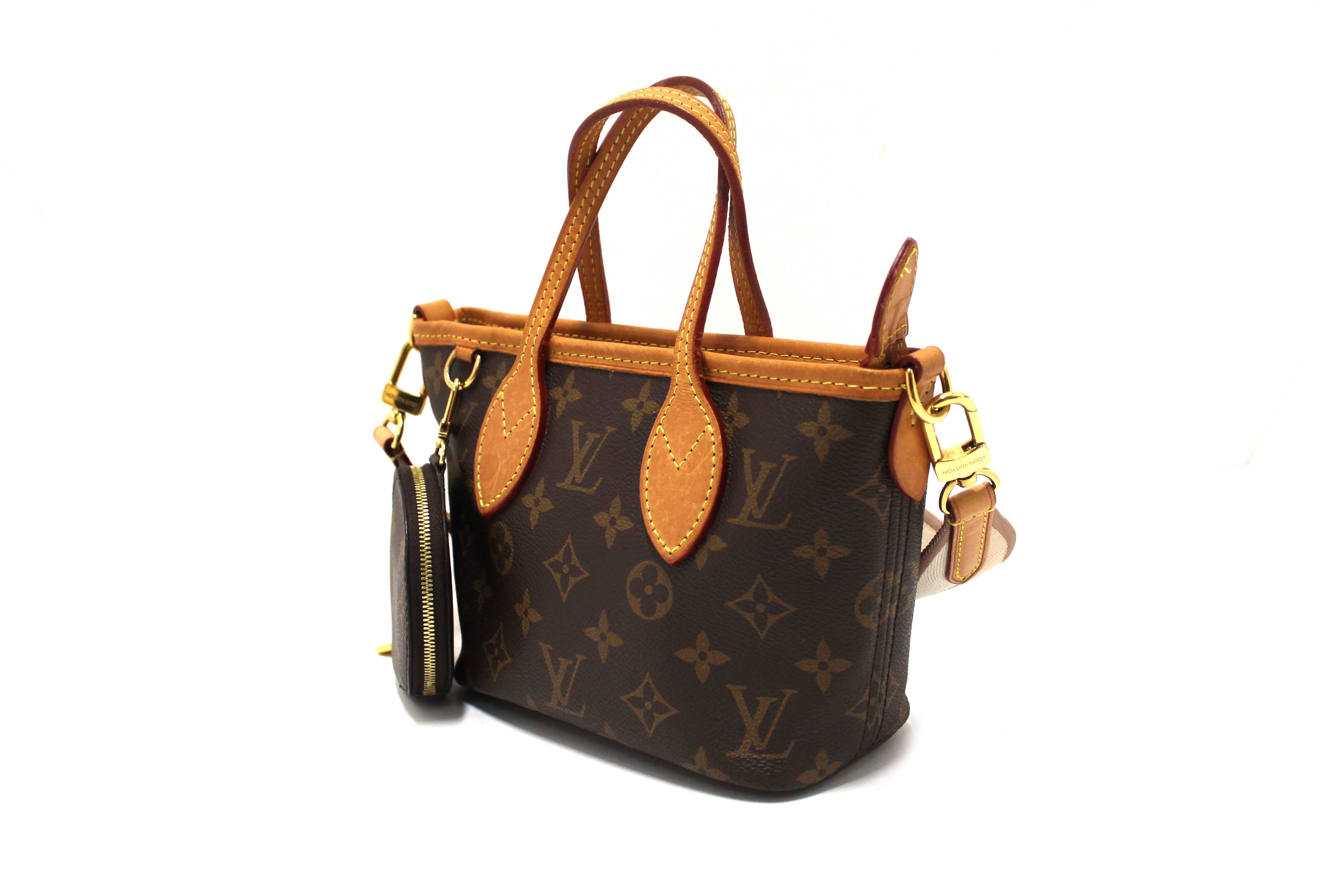 Authentic Louis Vuitton Classic Monogram Neverfull BB Shoulder Bag